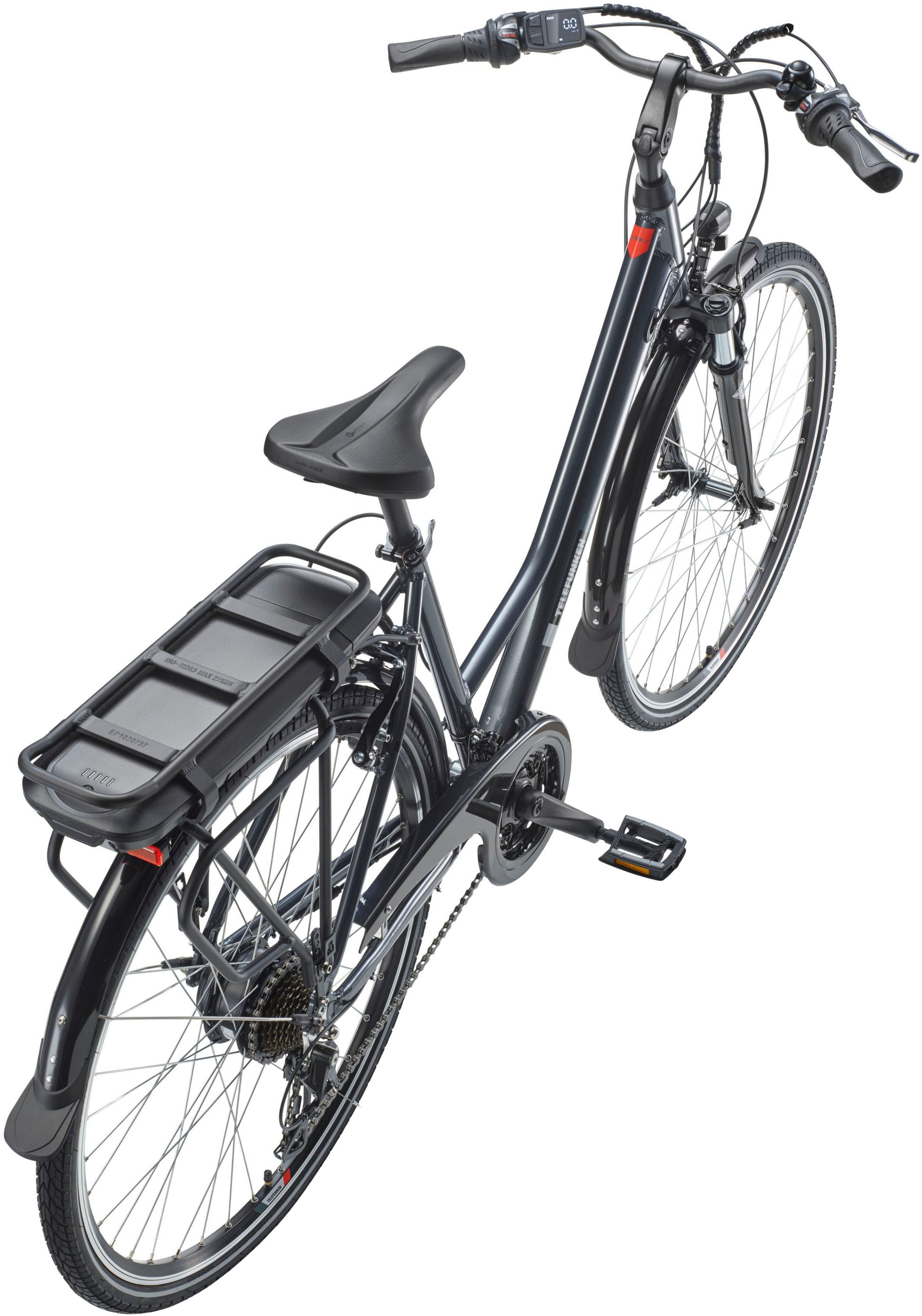 Telefunken E-Bike »E-Trekking Expedition XT485 Damen«, 21 Gang, Shimano, Acera, Heckmotor 250 W, Pedelec, Elektrofahrrad, Trekkingrad, Damen, innerhalb StVZO, 28 Zoll