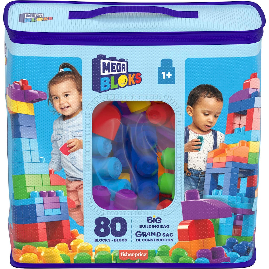 MEGA BLOKS Konstruktionsspielsteine »First Builders Large«, (80 St.)