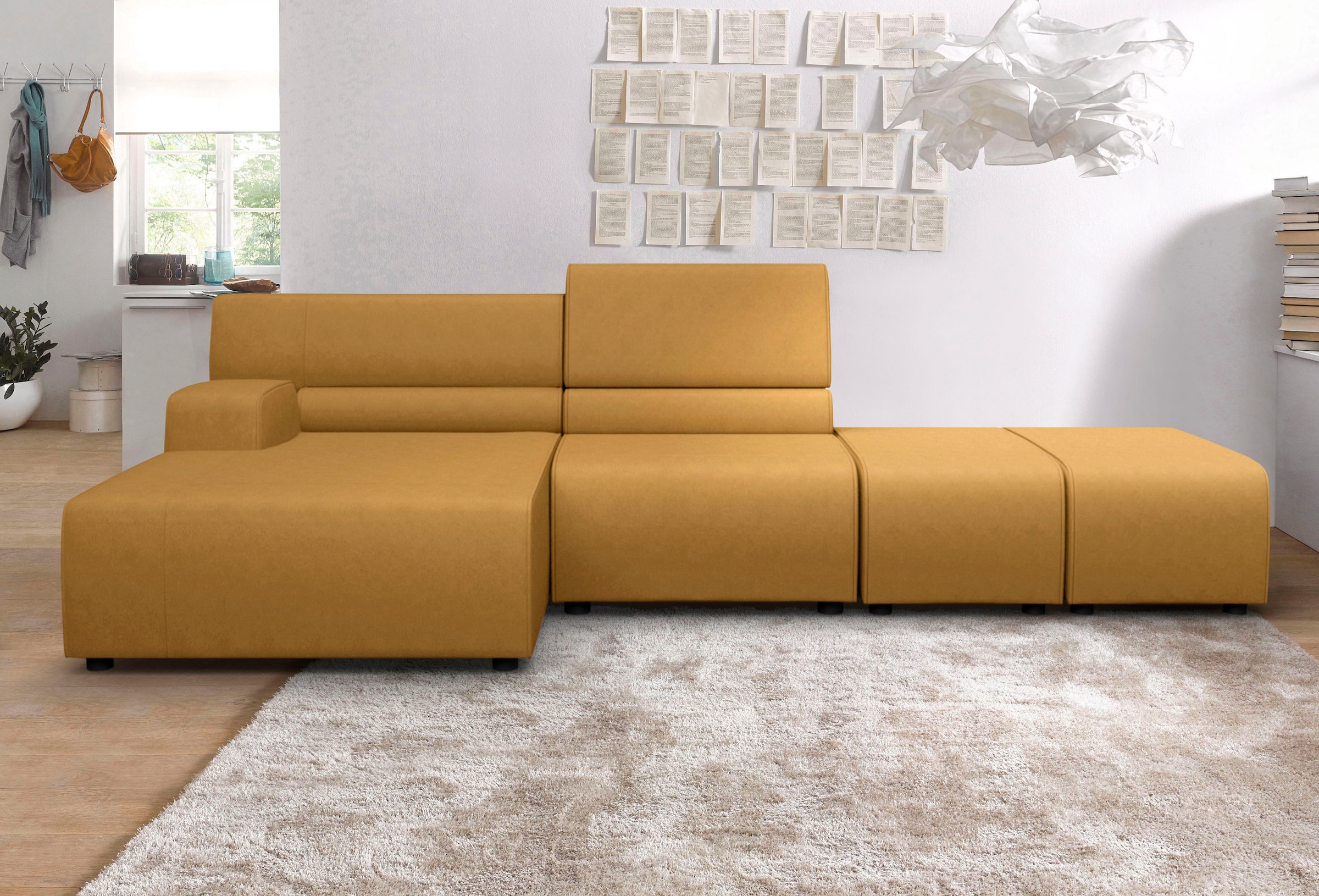 Egoitaliano Ecksofa »Babouche, Designsofa mit außergewöhnlichem Sitzkomfort günstig online kaufen