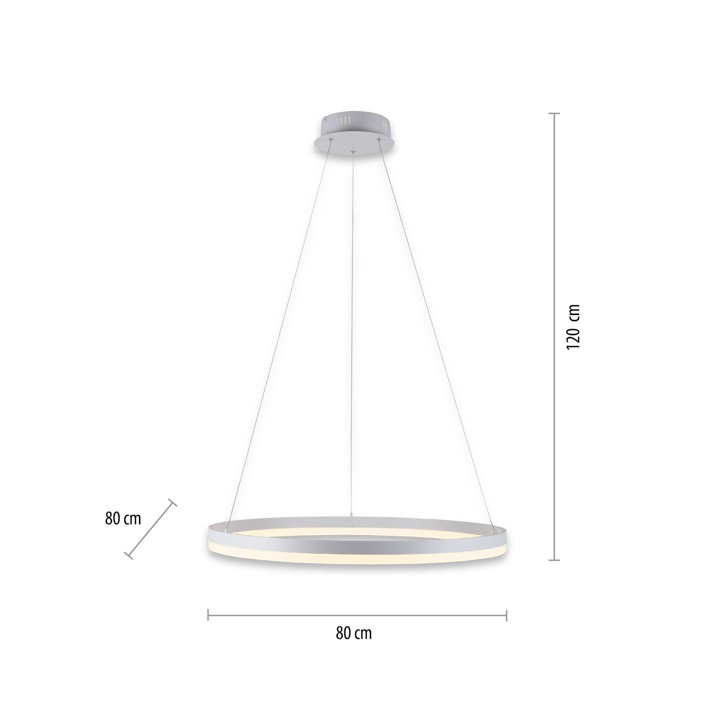 Paul Neuhaus Pendelleuchte »TITUS«, 1 flammig, Leuchtmittel LED-Board | LED fest integriert, LED, dimmbar, Simply Dim, Memory, nach Trennung vom Netz