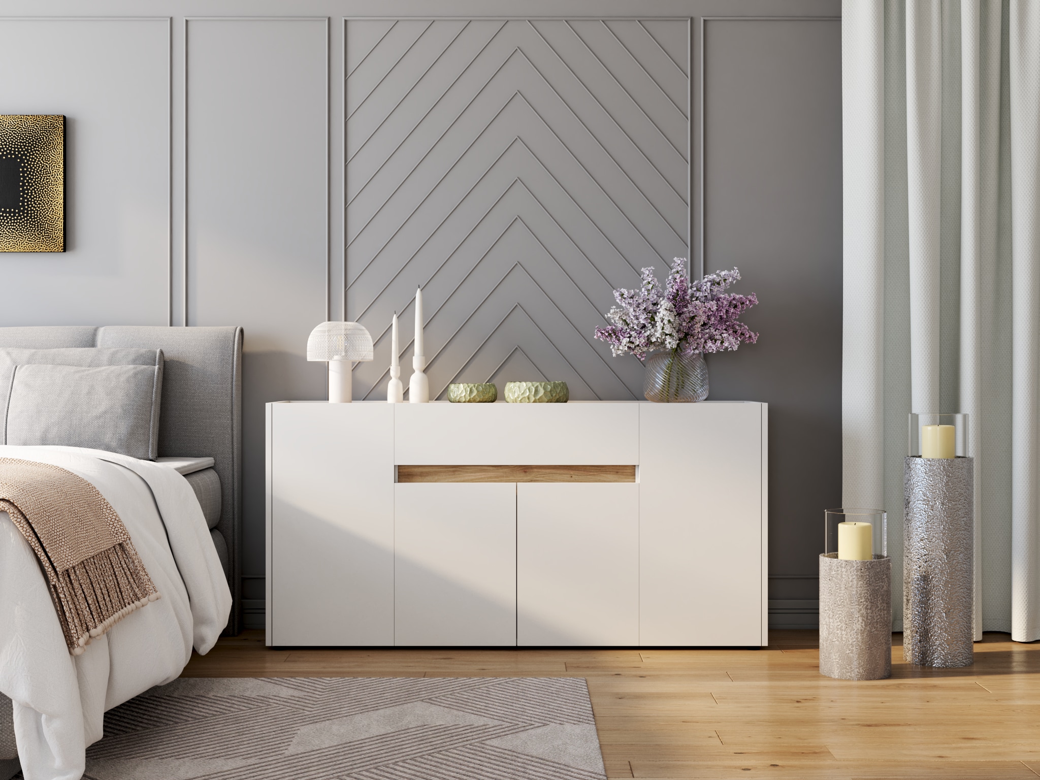 OTTO home Leinwandbild »The Frame« Abstrakt | Abstrakte | Kunst | Modern 1 Stk. tlg. Akustikbild mit sehr guten Schallabsorptions-Eigenschaften