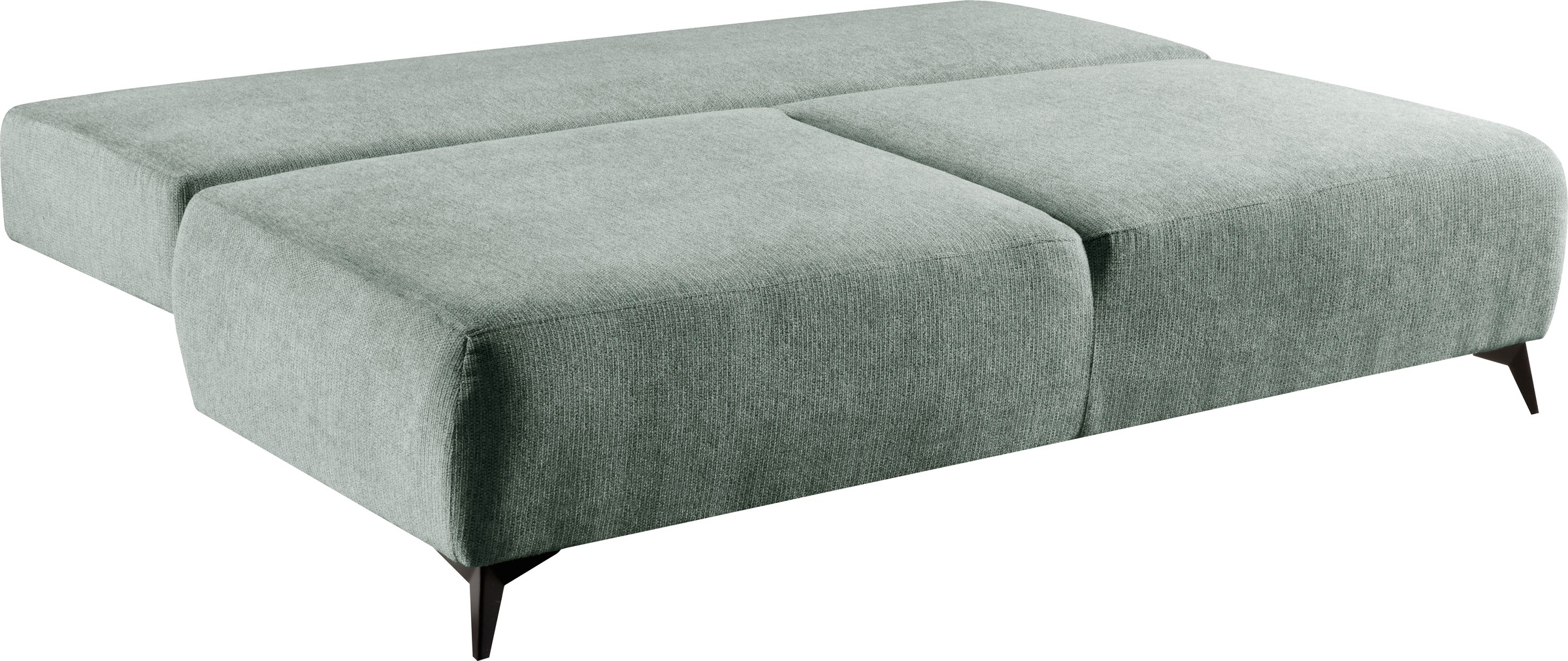 WERK2 Schlafsofa »Viktoria mit Komfortsitz- und Liegehöhe, Breite 200cm,«, bequemes 2-Sitzer Schlafcouch mit Bettkasten