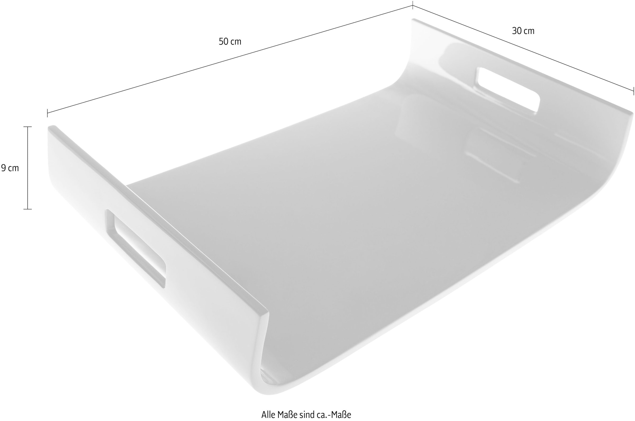 Myflair Möbel & Accessoires Tablett »Platon« Dekotablett, modernes Design