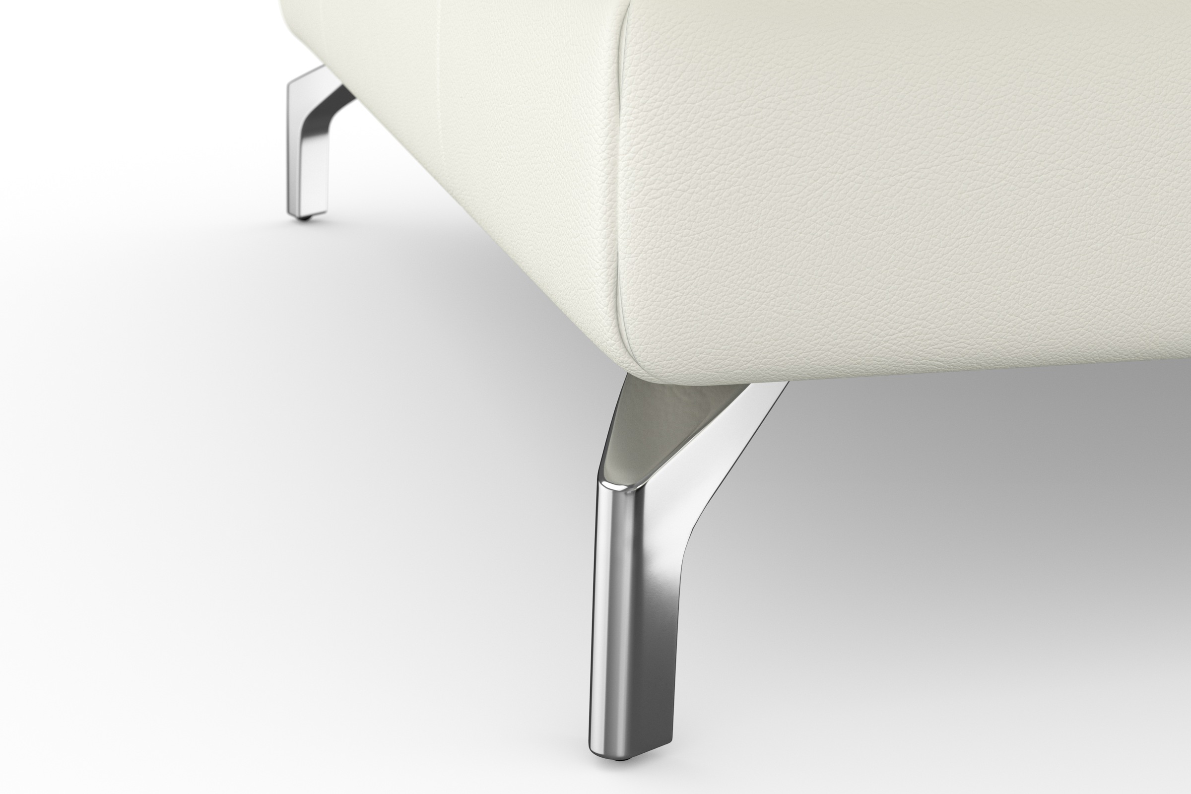 sit&more Wohnlandschaft »Bendigo U-Form«, inklusive Sitztiefenverstellung, Bodenfreiheit 12 cm, in 2 Fußfarben