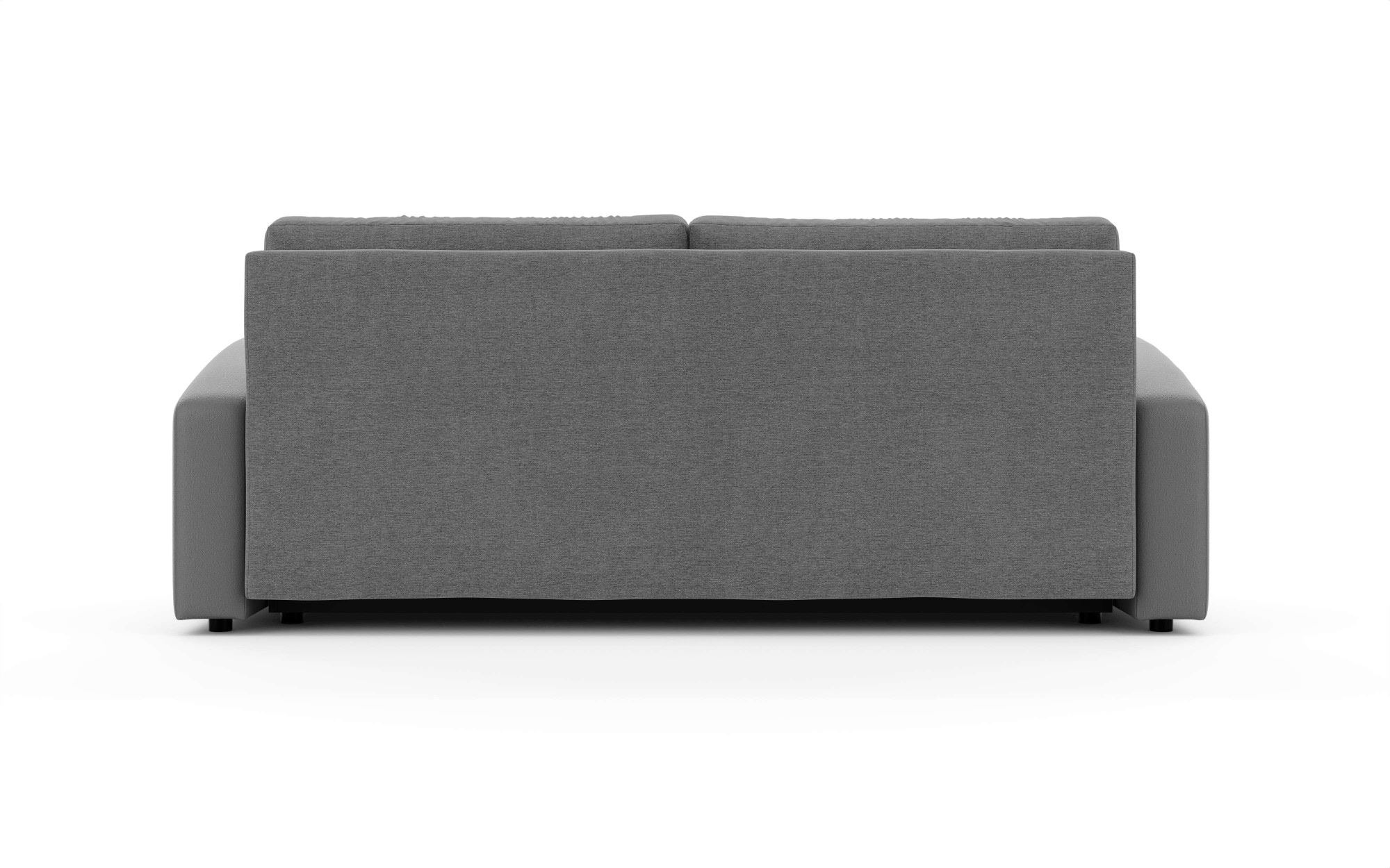 INOSIGN 3-Sitzer »JIGGS wahlweise Schlafsofa mit Bettkasten, Maße B/H/T: 228/96/110 cm«, Sofa mit Wellenunterfederung, enthält 2 Rückenkissen und 2 Zierkissen