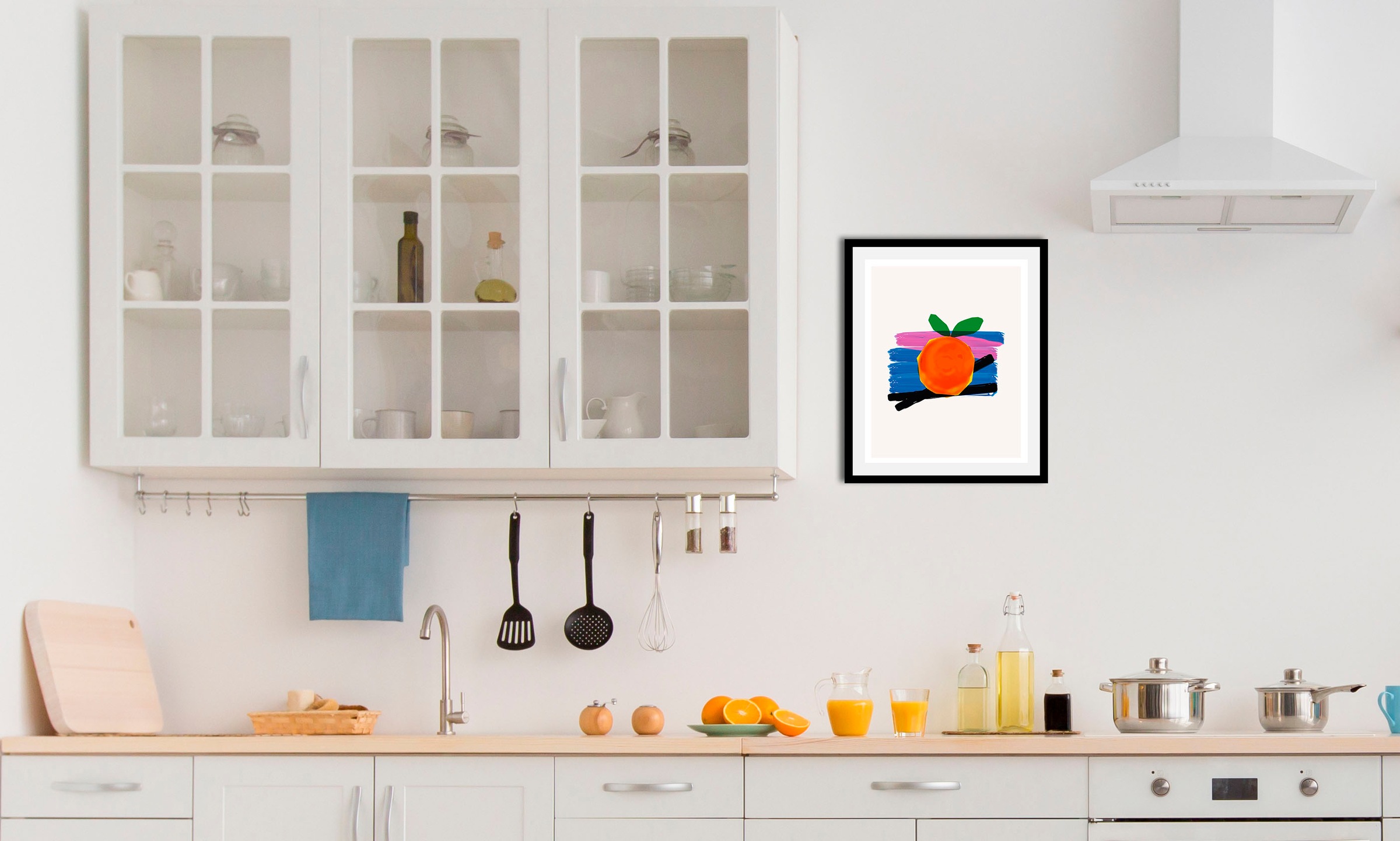 queence Bild »Fips«, Obst-Obst Bilder-Essen-Lebensmittel-Kunst-Abstrakt, (1 günstig online kaufen