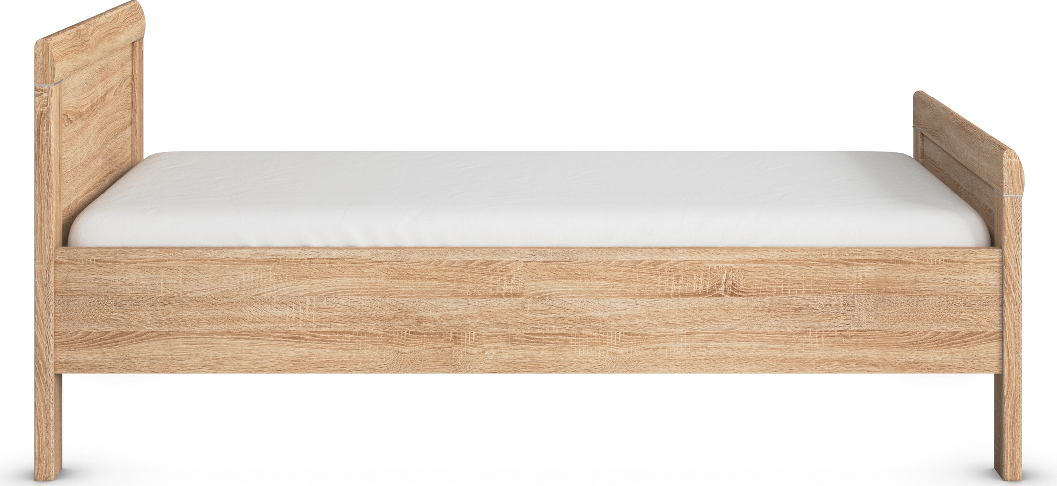 rauch Bett »Bett Einzelbett Stollenbett EVELYN«, in Komforthöhe aus Holzwerkstoff in elegantem Stil MADE IN GERMANY