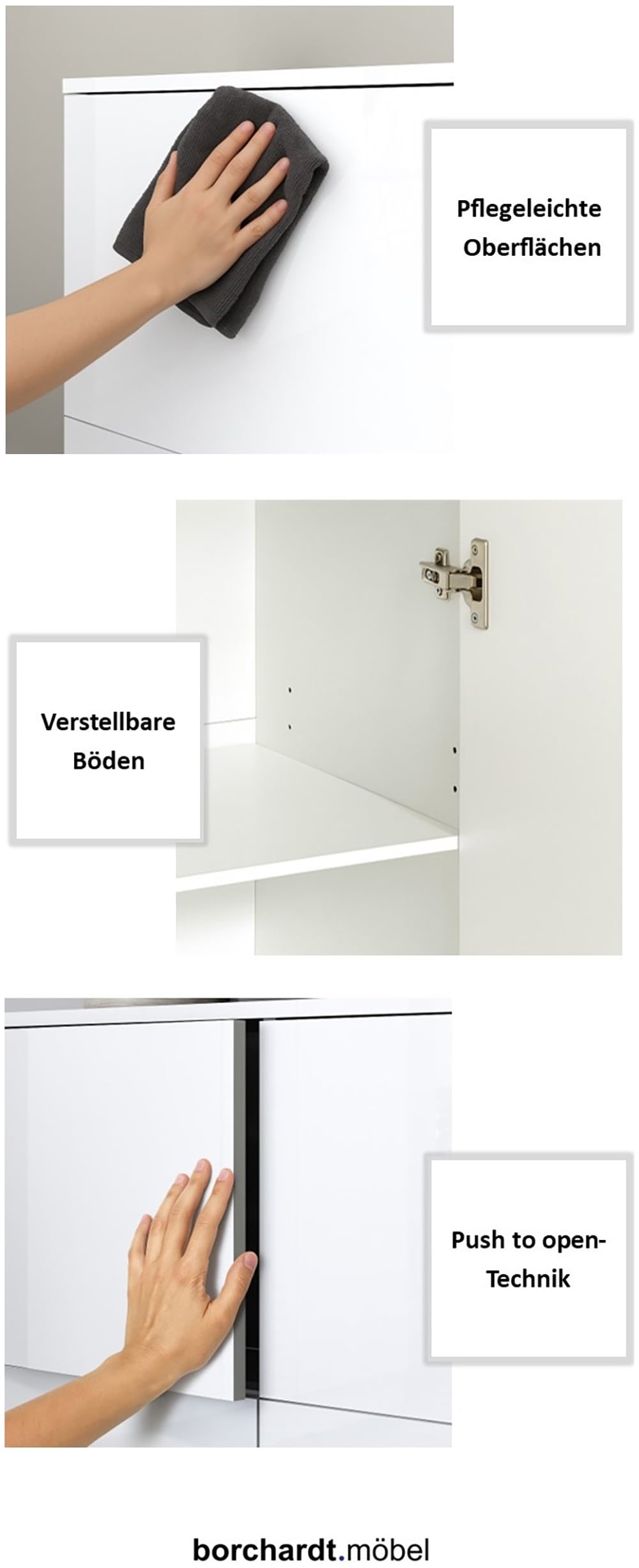 borchardt Möbel Sideboard »Rova, Kommode Breite 139 cm« Breite 139 cm