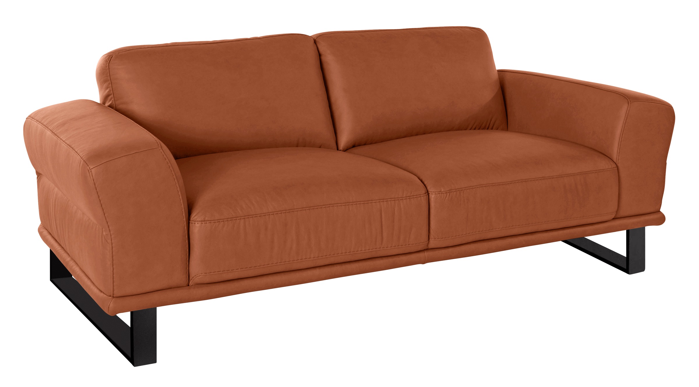 W.SCHILLIG 2,5-Sitzer »montanaa« mit Metallkufen in Schwarz pulverbeschicht günstig online kaufen