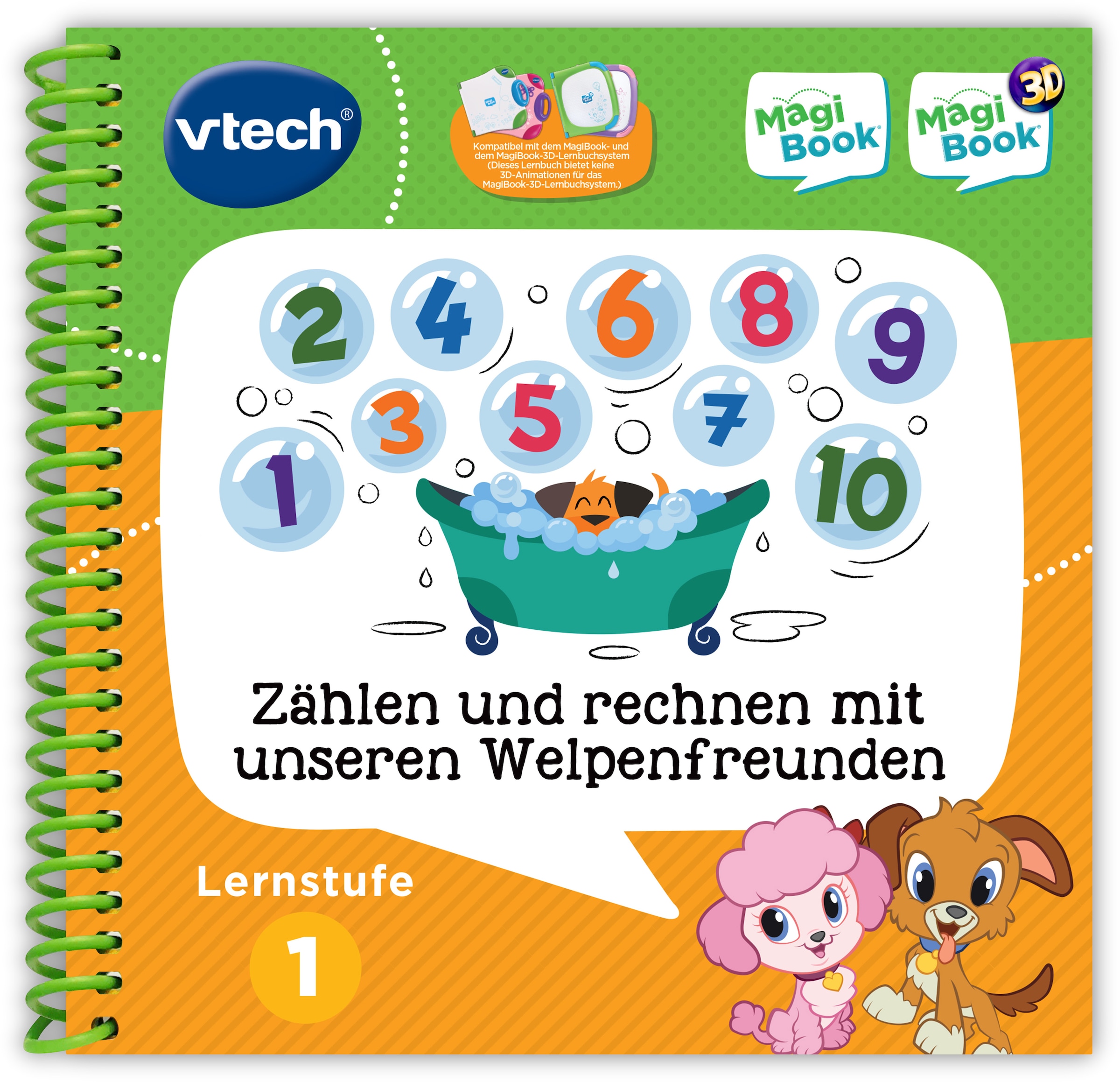 Vtech® Buch »MagiBook Lernbücher-Set Lernstufe 1«, (3-tlg. Set)