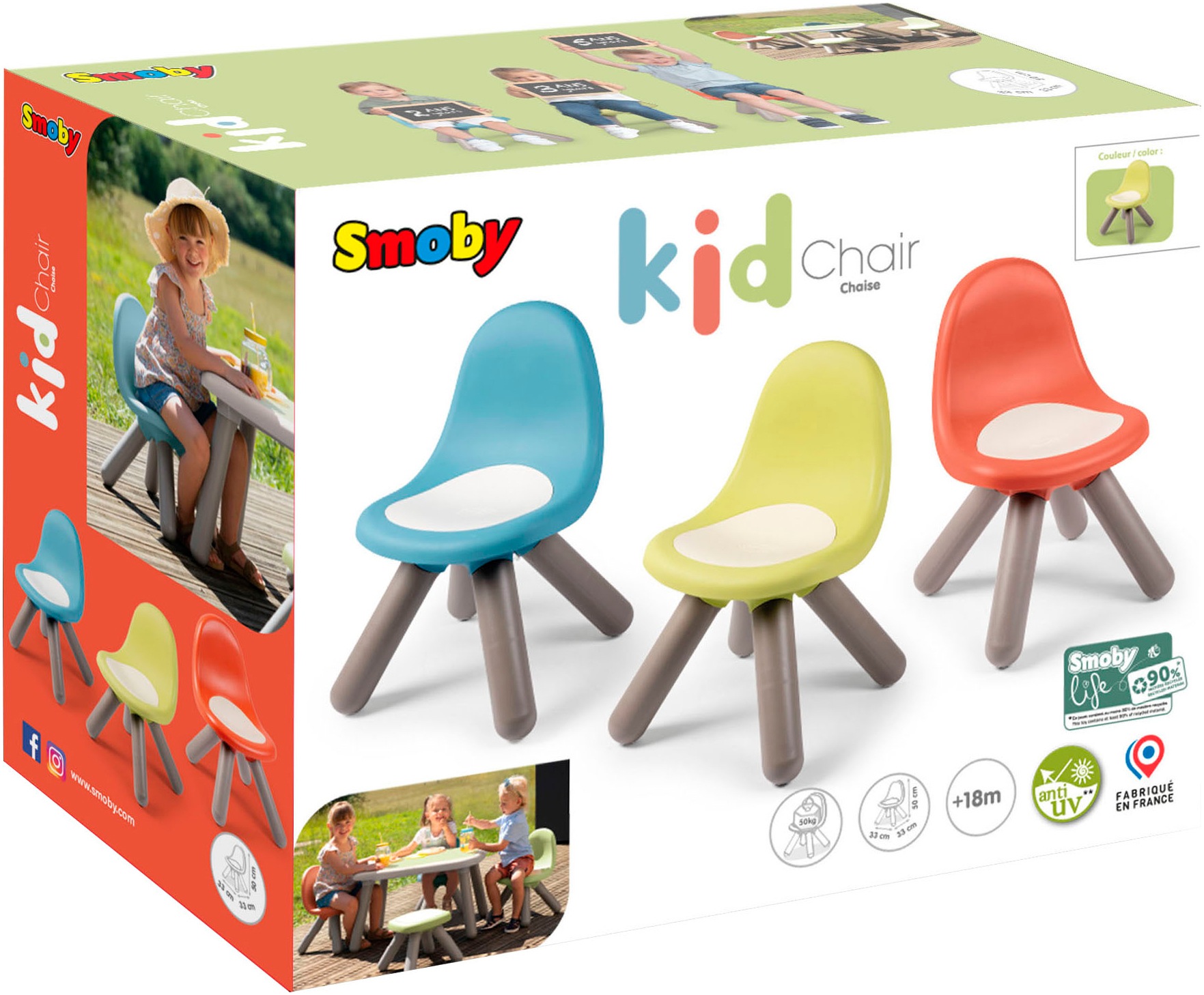 Smoby Kinderstuhl »Smoby Life, Kid«, Made in Europe
