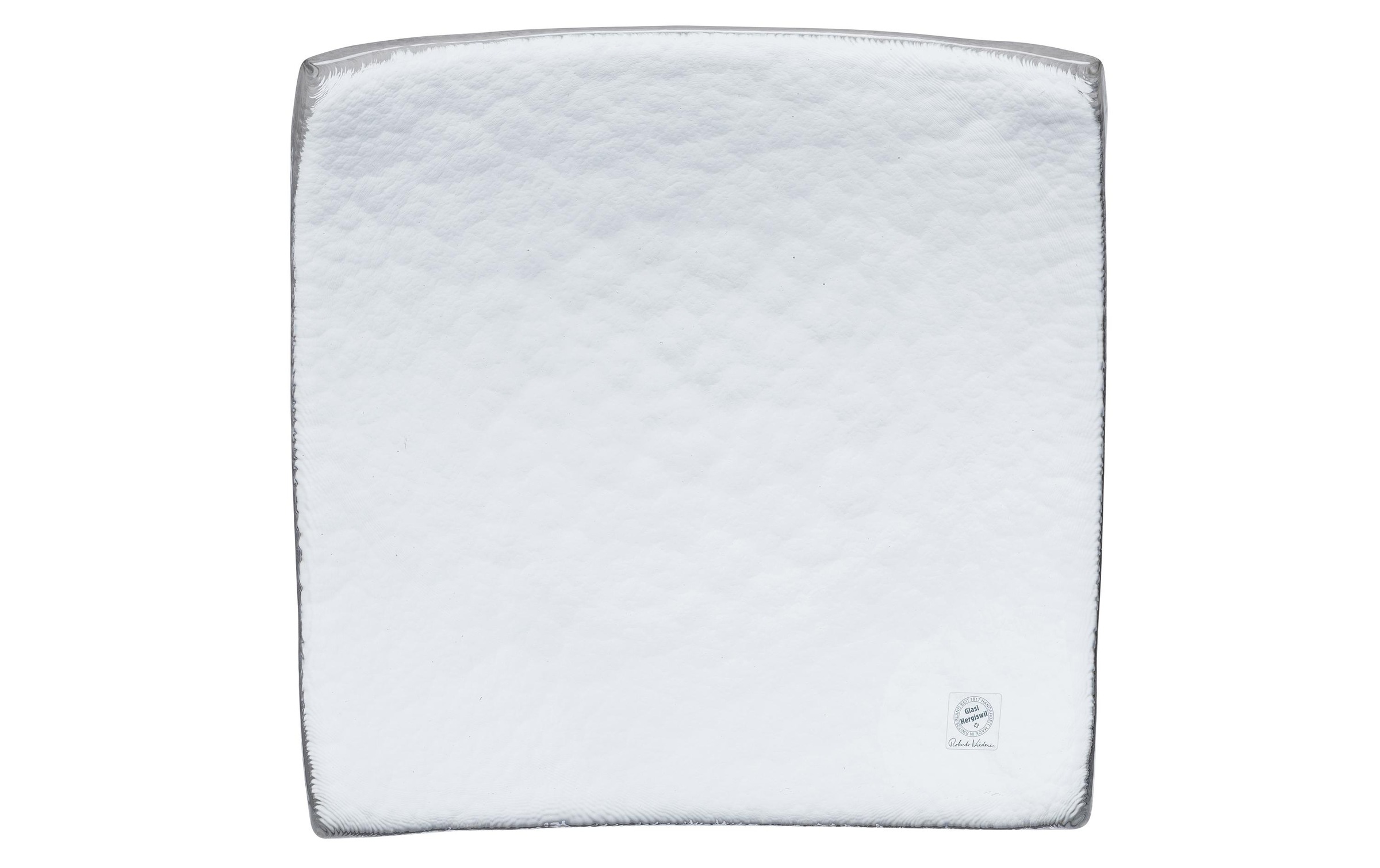 Glasi Hergiswil Schale »Glasi Hergiswil Schale Carré 31 cm« aus Glas