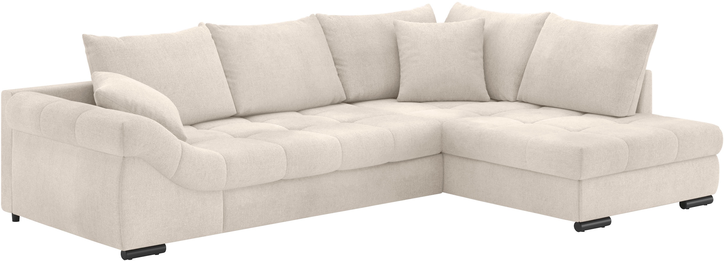 INOSIGN Ecksofa "Allegro DuraFlex, L-Form", Hochschläfer-Bettauszug, Kaltsc günstig online kaufen