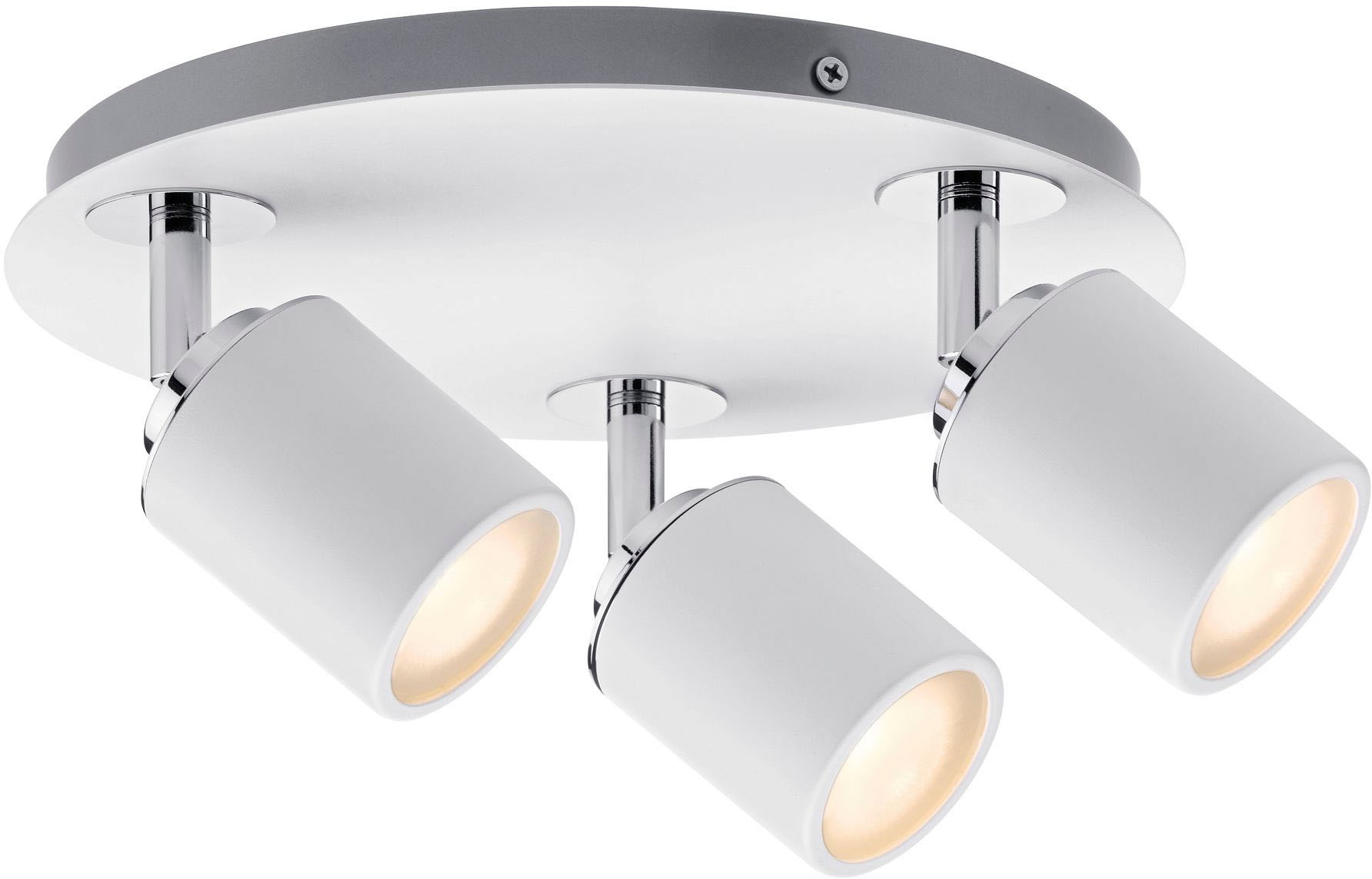 Paulmann LED Deckenleuchte, 3 flammig, Leuchtmittel GU10   ohne Leuchtmitte günstig online kaufen