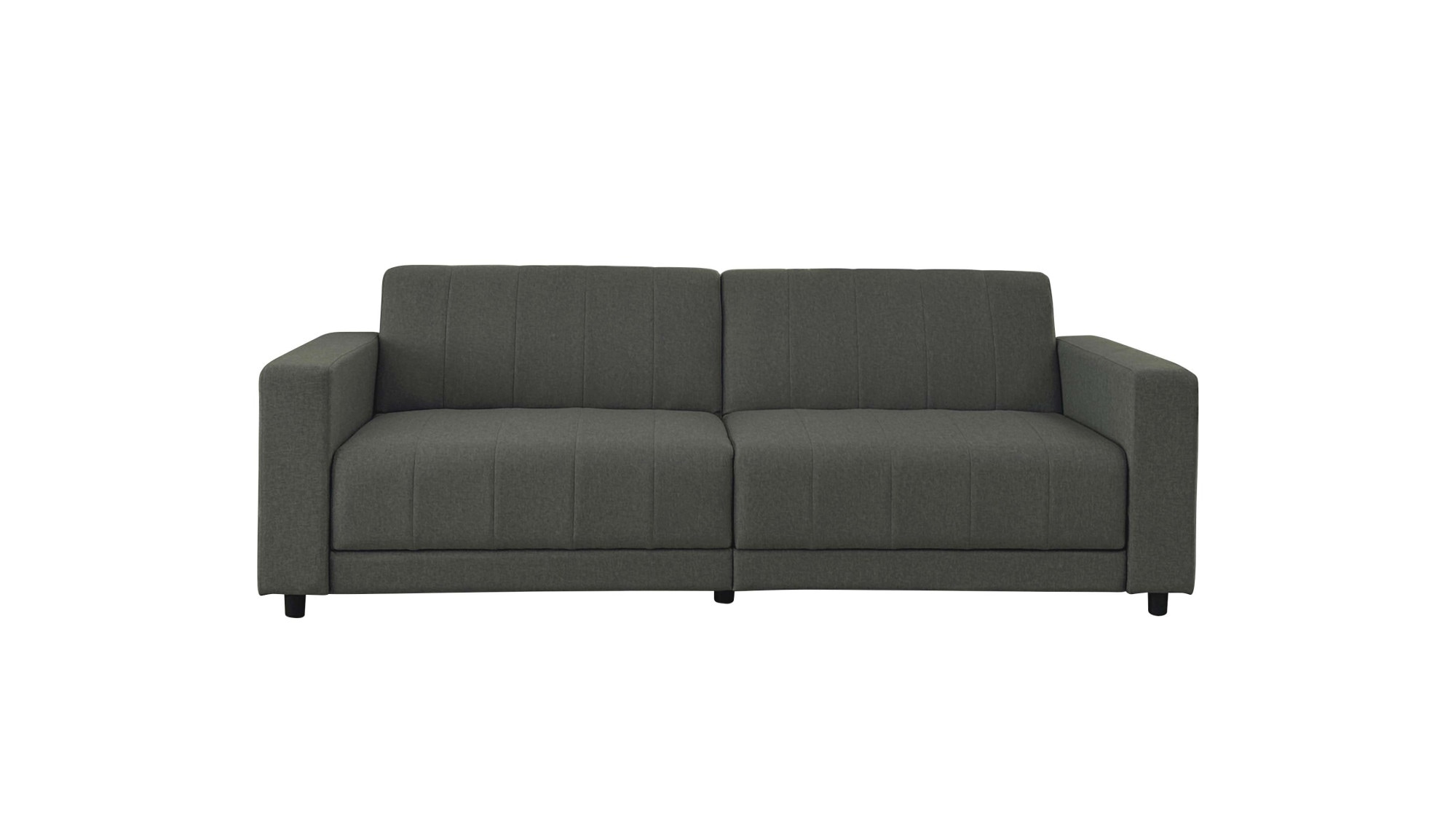 Dorel Home 3-Sitzer »Allie II Schlafsofa 225 cm«, Bett-Funktion (108/190cm), Rückenlehne 2-teilig, mit Steppung