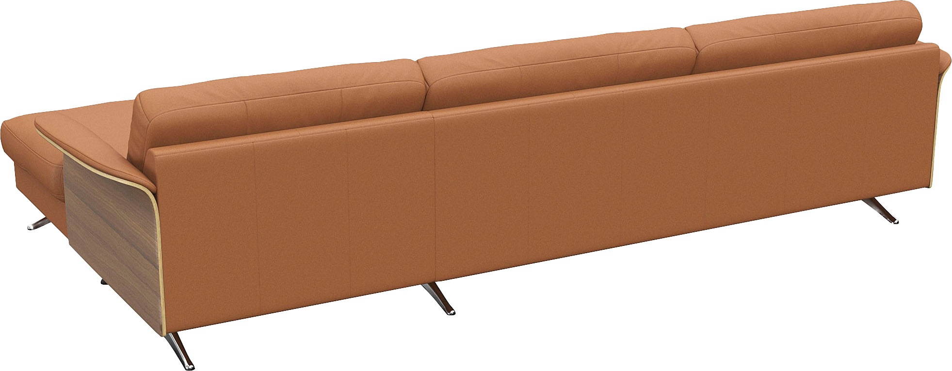 FLEXLUX Ecksofa »Glow Designsofa, bequem und komfortabel durch hochwertigen Sitzaufbau«, L-Form, Modernes skandinavisches Design