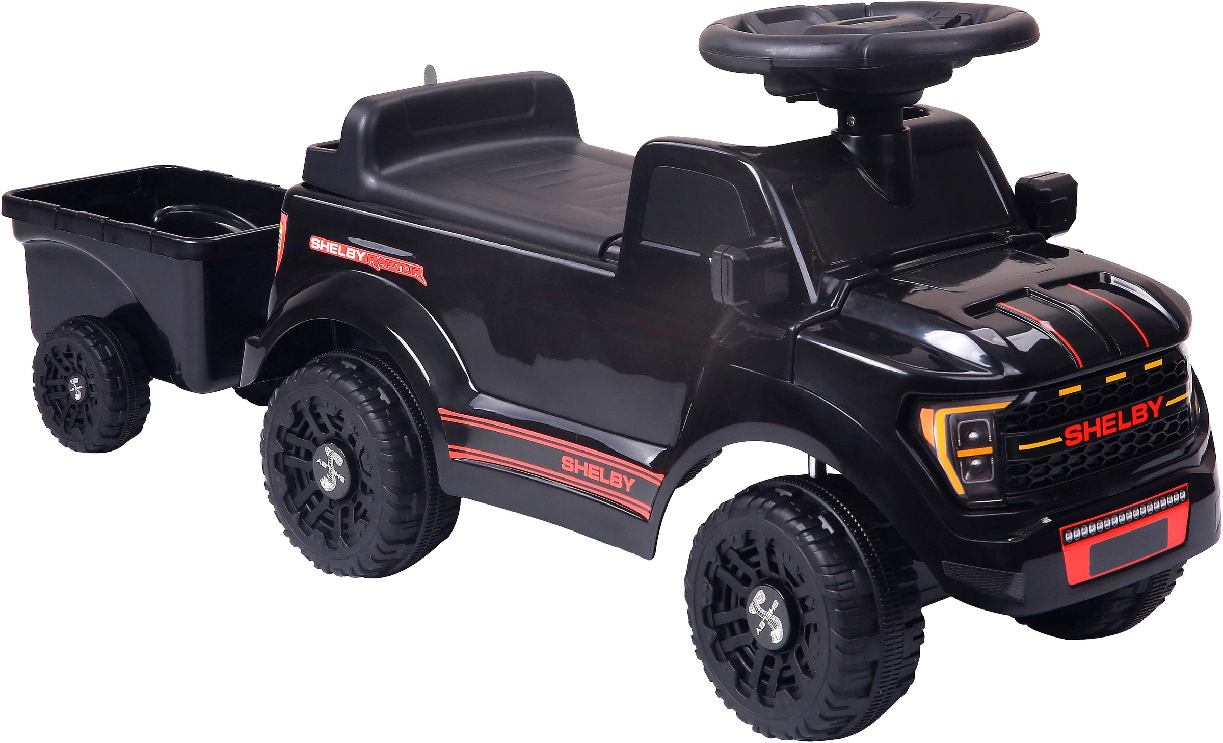 Jamara Rutscherauto »Shelby Ford F-150 Raptor mit Anhänger« mit Soundeffekten