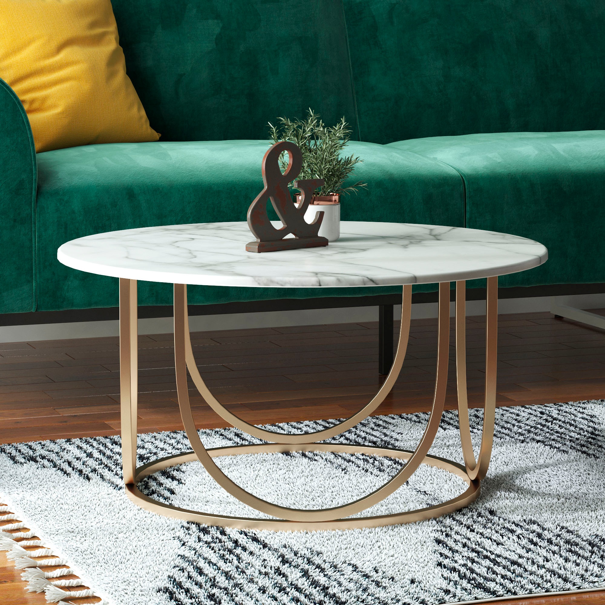 CosmoLiving by Cosmopolitan Couchtisch »Gwyneth«, aus pflegeleichtem MDF, G günstig online kaufen