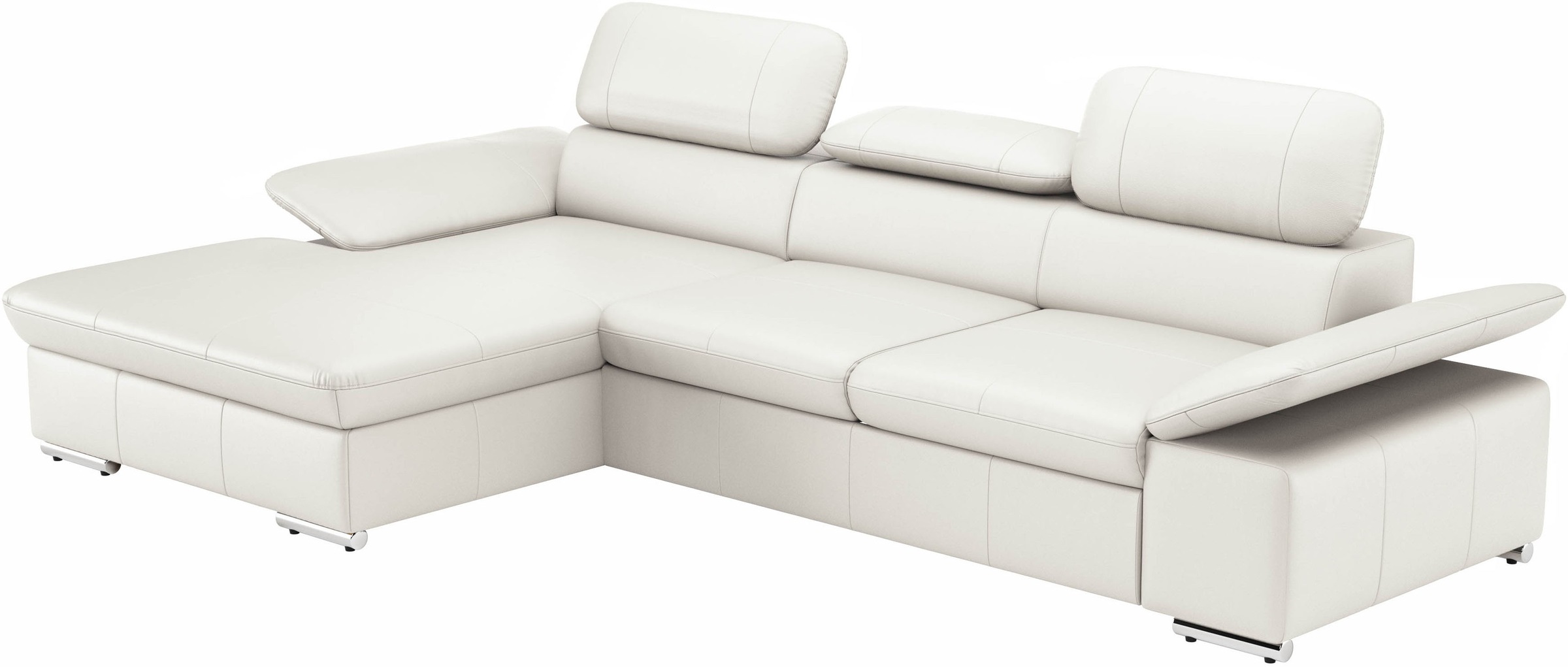 sit&more Ecksofa »Valantine L-Form«, inkl. Kopf- und Armteilverstellung, wahlweise mit Bettfunktion