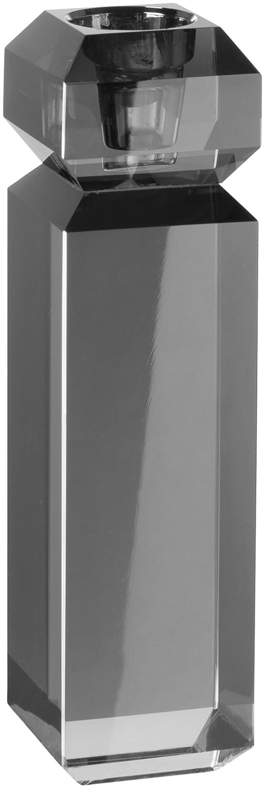 Fink Kerzenleuchter »ARTIS«, (1 St.), Stabkerzenhalter aus Kristallglas, eckig