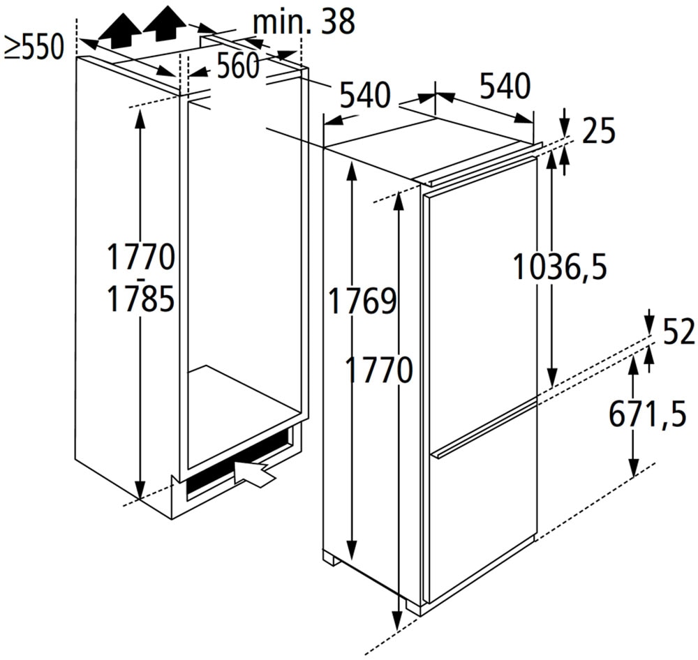 BASIC by Balculina Winkelküche »Denver, Küche BxHxT 280/115 x 211 x 60«, Breite 280 cm, wahlweise mit E-Geräten und Induktion