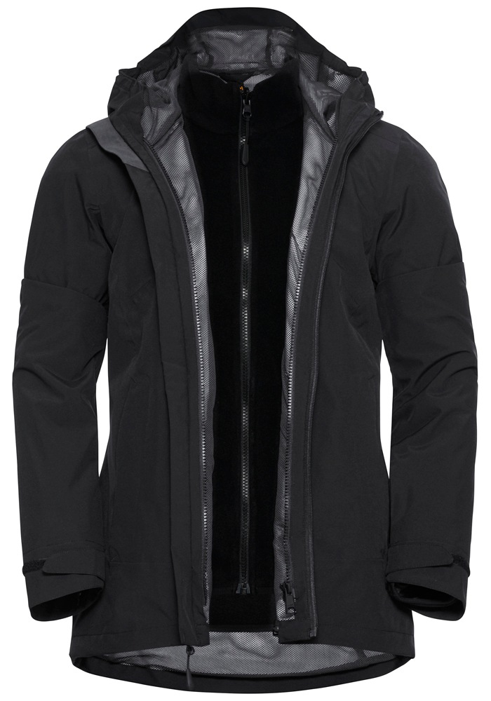 Jack Wolfskin 3-in-1-Funktionsjacke »MOONRISE 3IN1 JKT W«, mit Kapuze