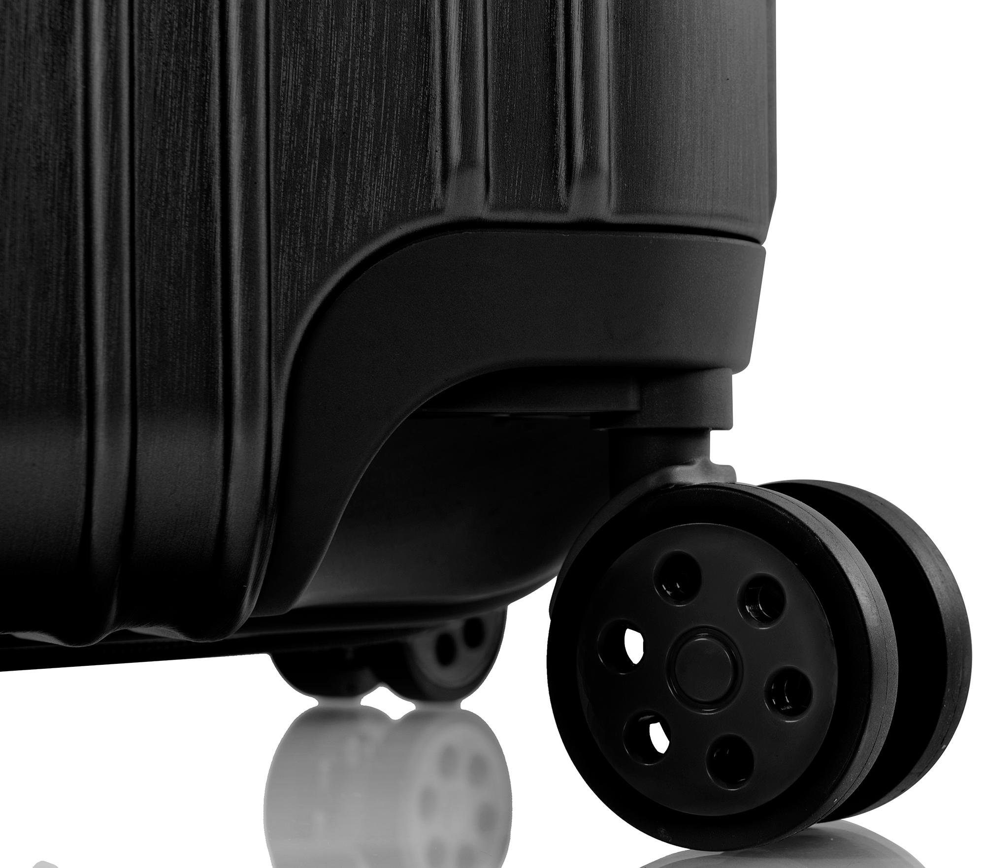 Heys Hartschalen-Trolley »Xtrak, in verschiedenen Farben und Größen«, 4 Rollen, Heys x Joachim Llambi Handgepäck-Koffer TSA Schloss Volumenerweiterung