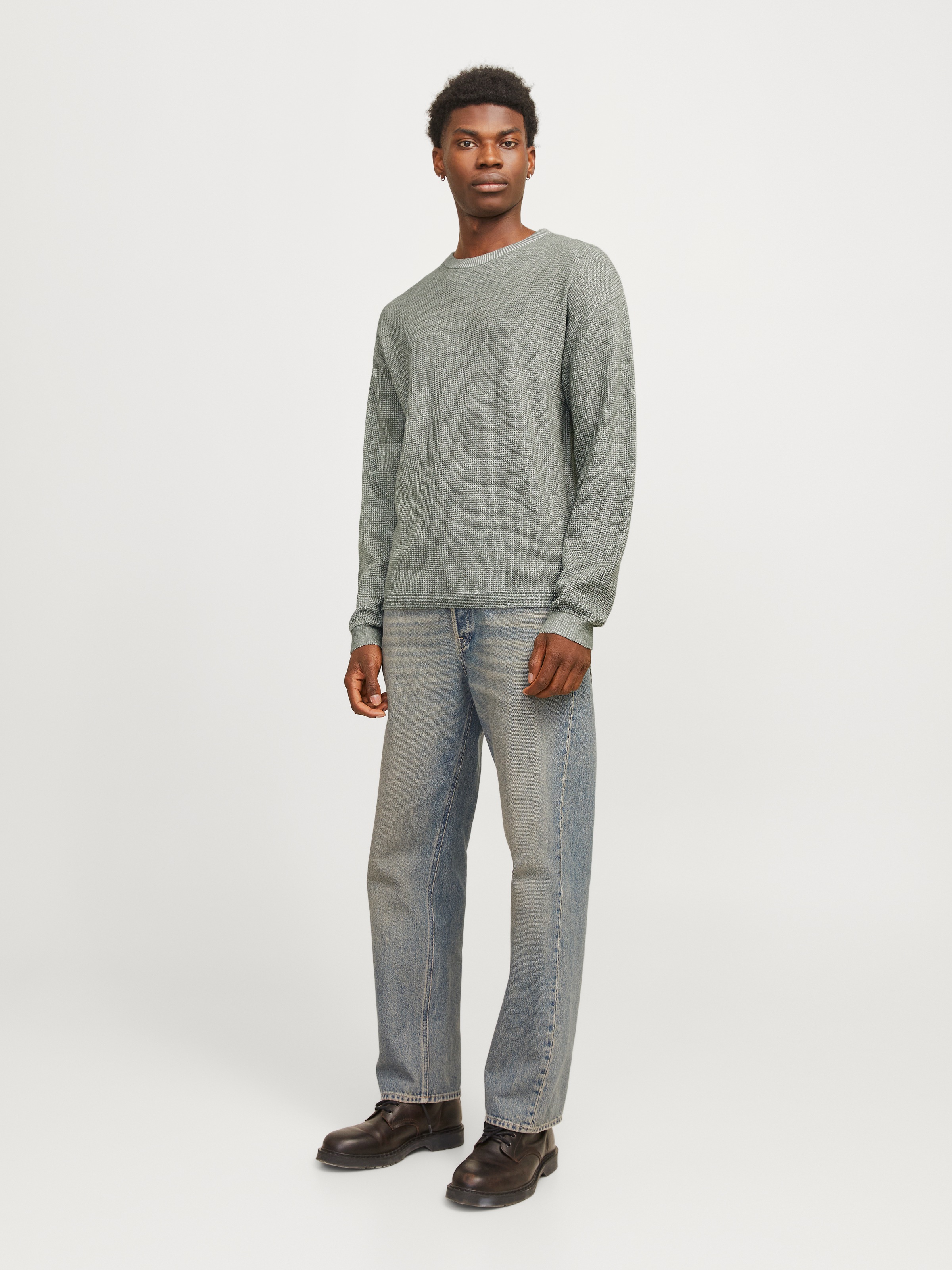 Jack & Jones Strickpullover »JJWALTER KNIT RELAXED CREW NECK«