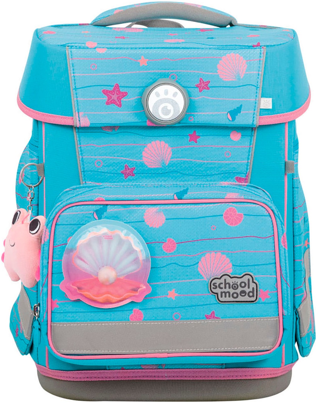 SCHOOL-MOOD® Schulranzen »Champion Maxx Pro«, retroreflektierende Flächen, mit LED-Patchy