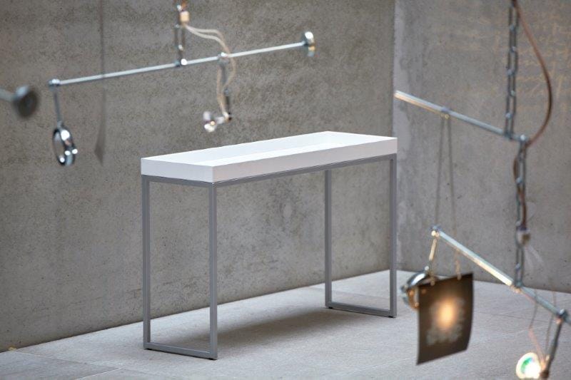 Fiam Konsolentisch »pizzo«, in verschiedenen Gestellfarben, Breite 80 cm günstig online kaufen
