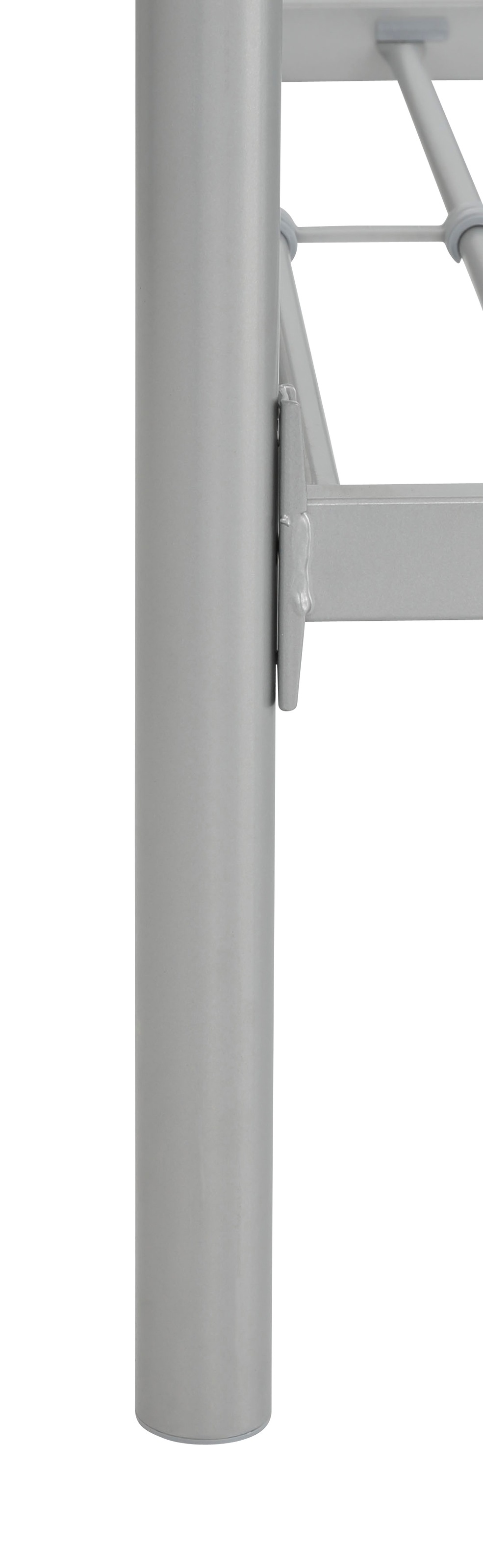 Lüttenhütt Etagenbett »Hayo, Belastbarkeit 250 KG! Metallbett, Stockbett«, (teilbar in 2 Einzelbetten), perfekt für kleine Räume, mehrere Farben, (B/T/H) ca. 208/97/160 cm