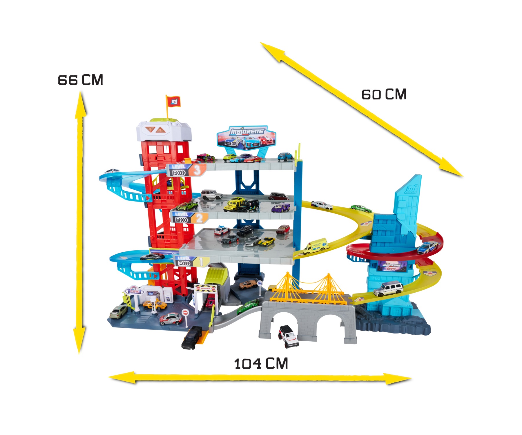 majORETTE Spiel-Parkgarage »Double Track« mit Licht und Sound