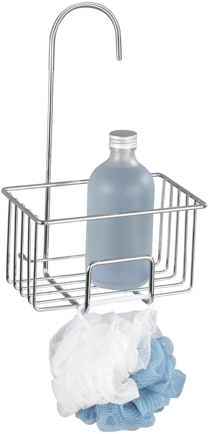 WENKO Duschablage »Milito« Dusch-Caddy zum Einhängen ohne Bohren, Ablage aus rostfreiem Edelstahl