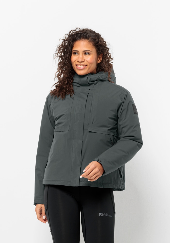 Jack Wolfskin Funktionsjacke »WANDERMOOD JKT W«, mit Kapuze