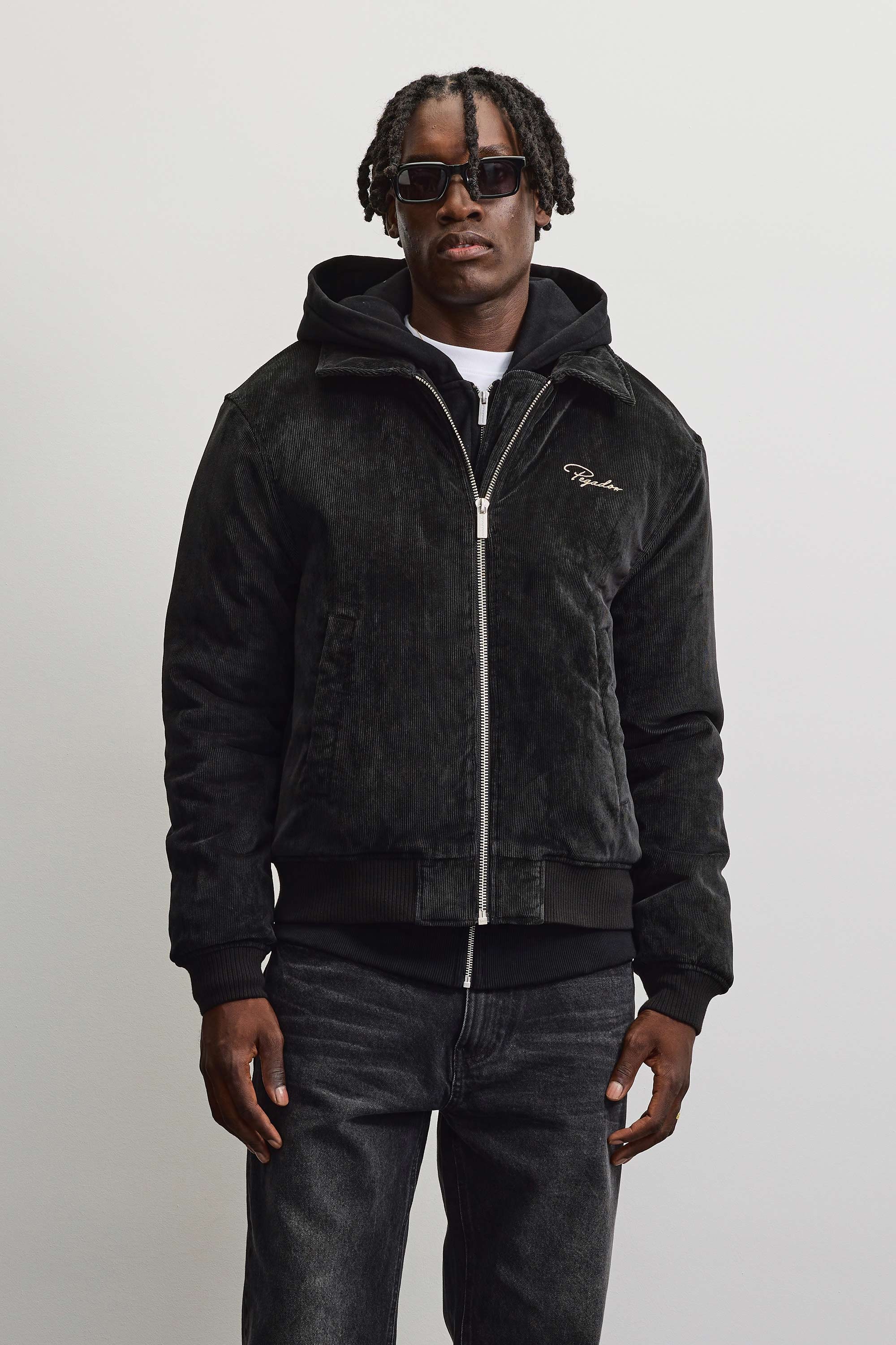 PEGADOR Bomberjacke »CLUSONE CORD BOMBER JACKET« Kunstfaser, regular fit