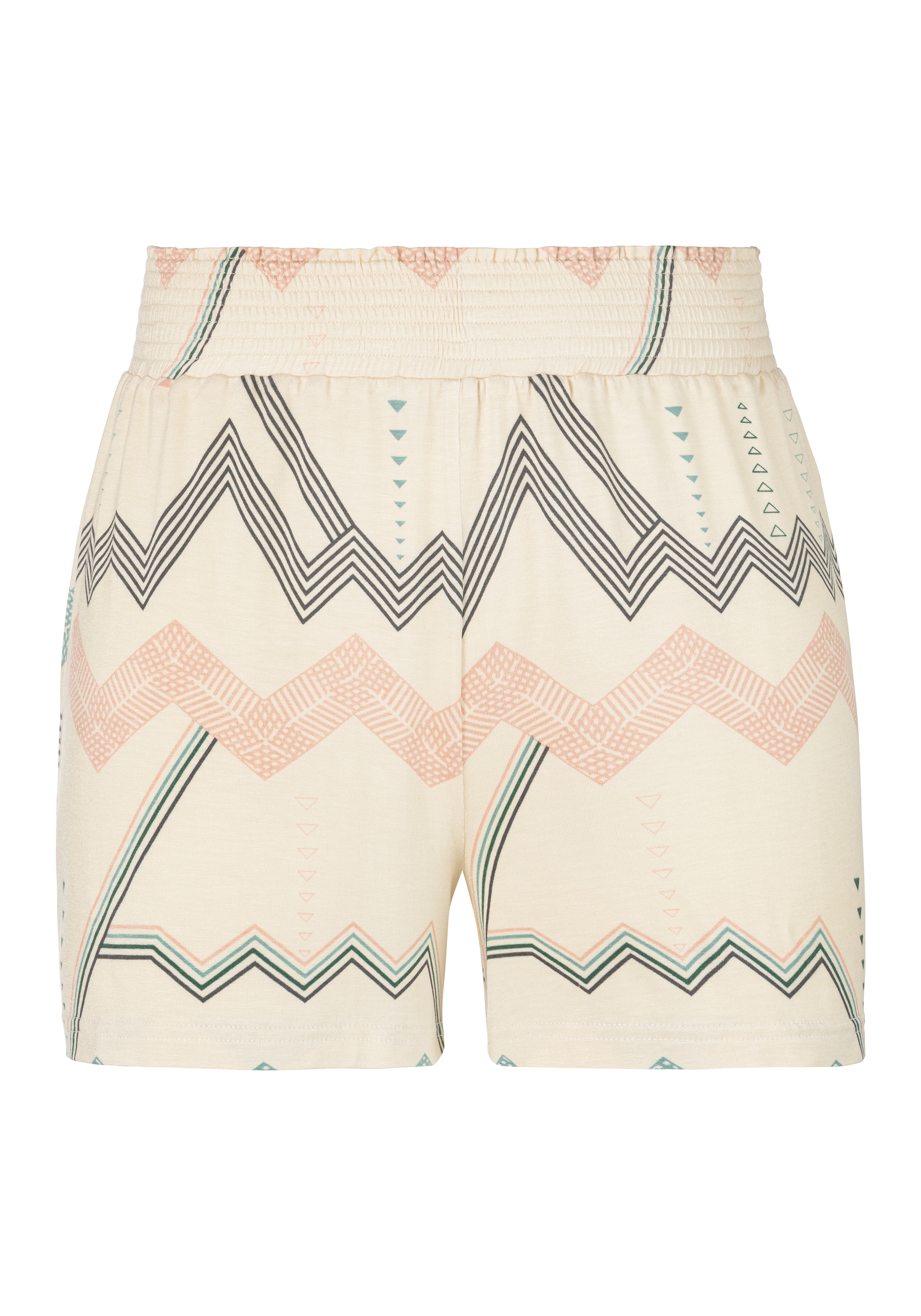 LASCANA Pyjamashorts  mit grafischem Zick-Zack Muster