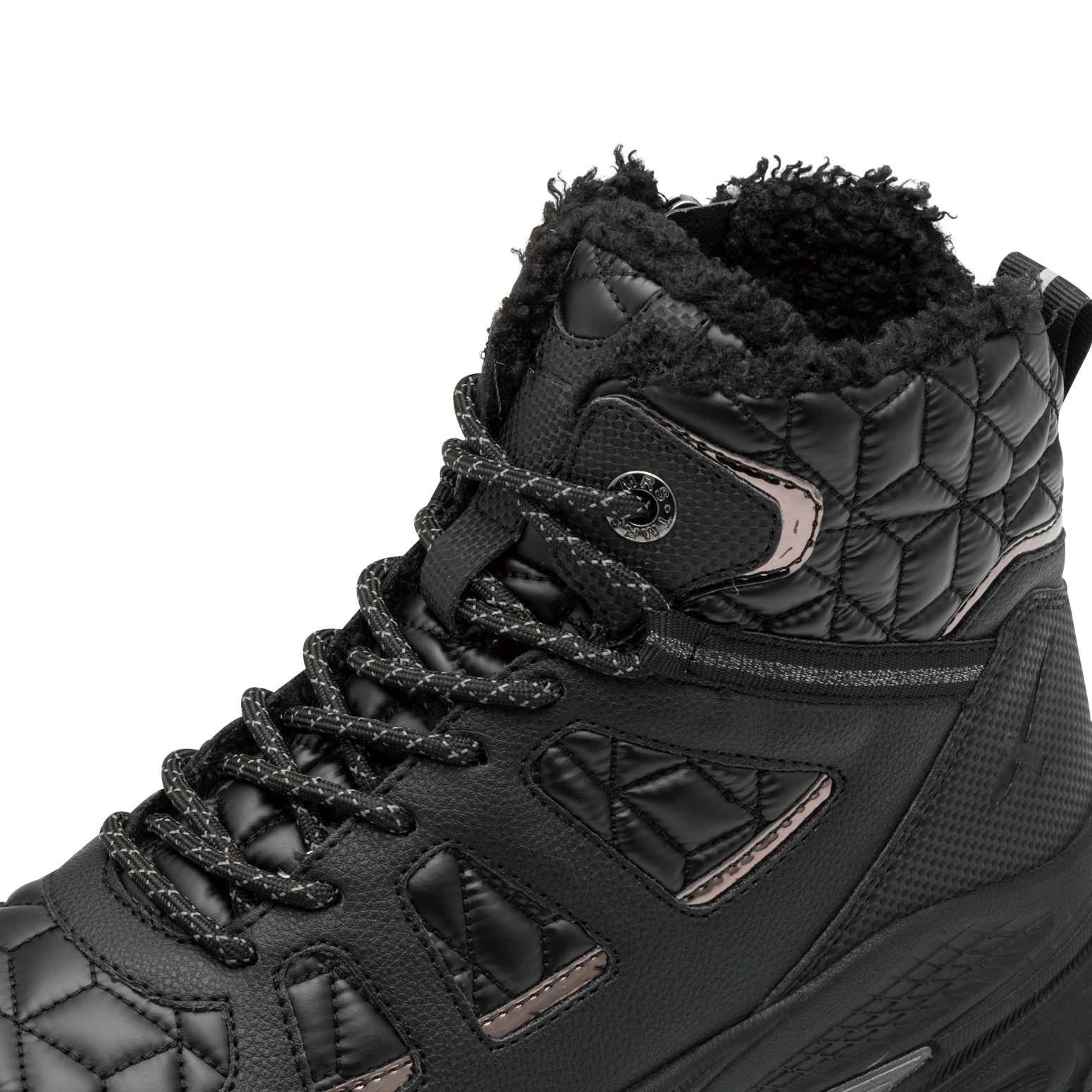 Tamaris Winterboots, Keilabsatz, Schnürboots mit abgesteppten Wattierungen