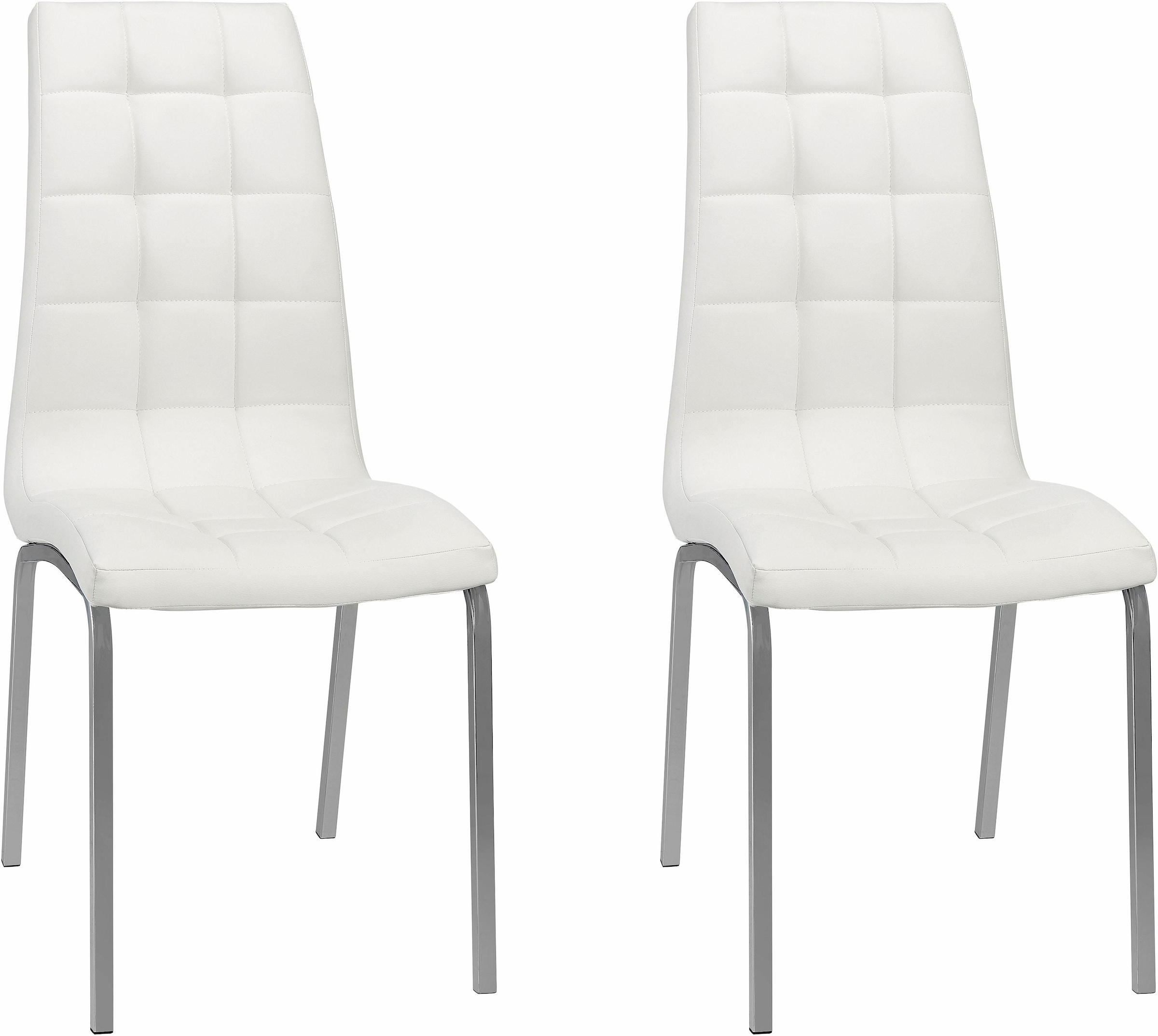 INOSIGN 4-Fußstuhl »Lila«, (Set), 2 St., Kunstleder, (2 Stück) Bezug in Kun günstig online kaufen
