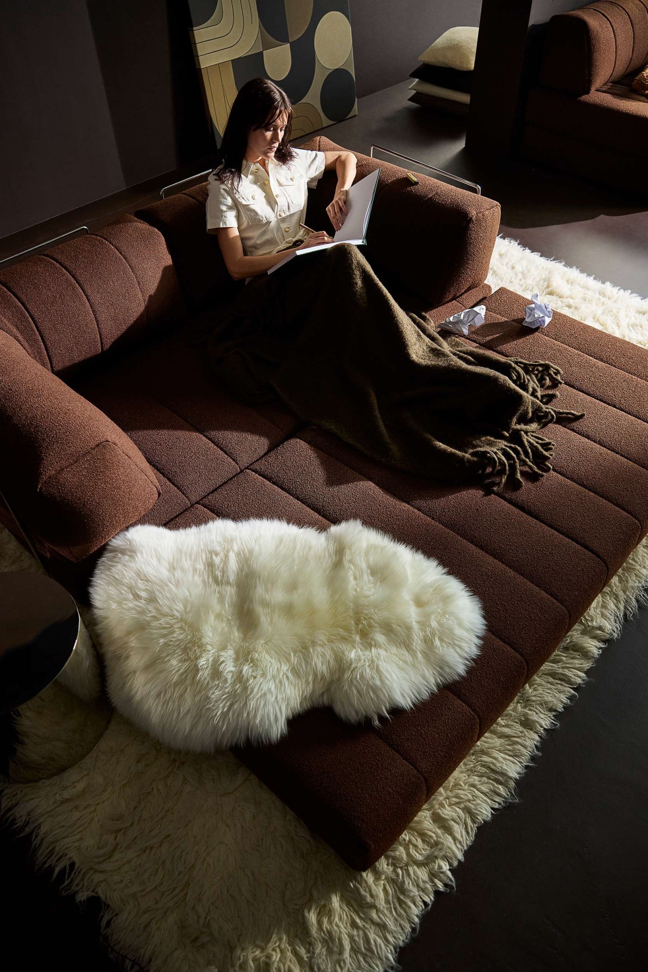 INNOVATION LIVING ™ Schlafsofa »Cozypad C02 - Modulsofa mit Daybed-Funktion – umklappbar« Umklappbar, Modular Designbar, komfortabel