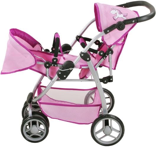 Knorrtoys® Puppen-Zwillingsbuggy »Big Twin - UMA. Das Einhorn«