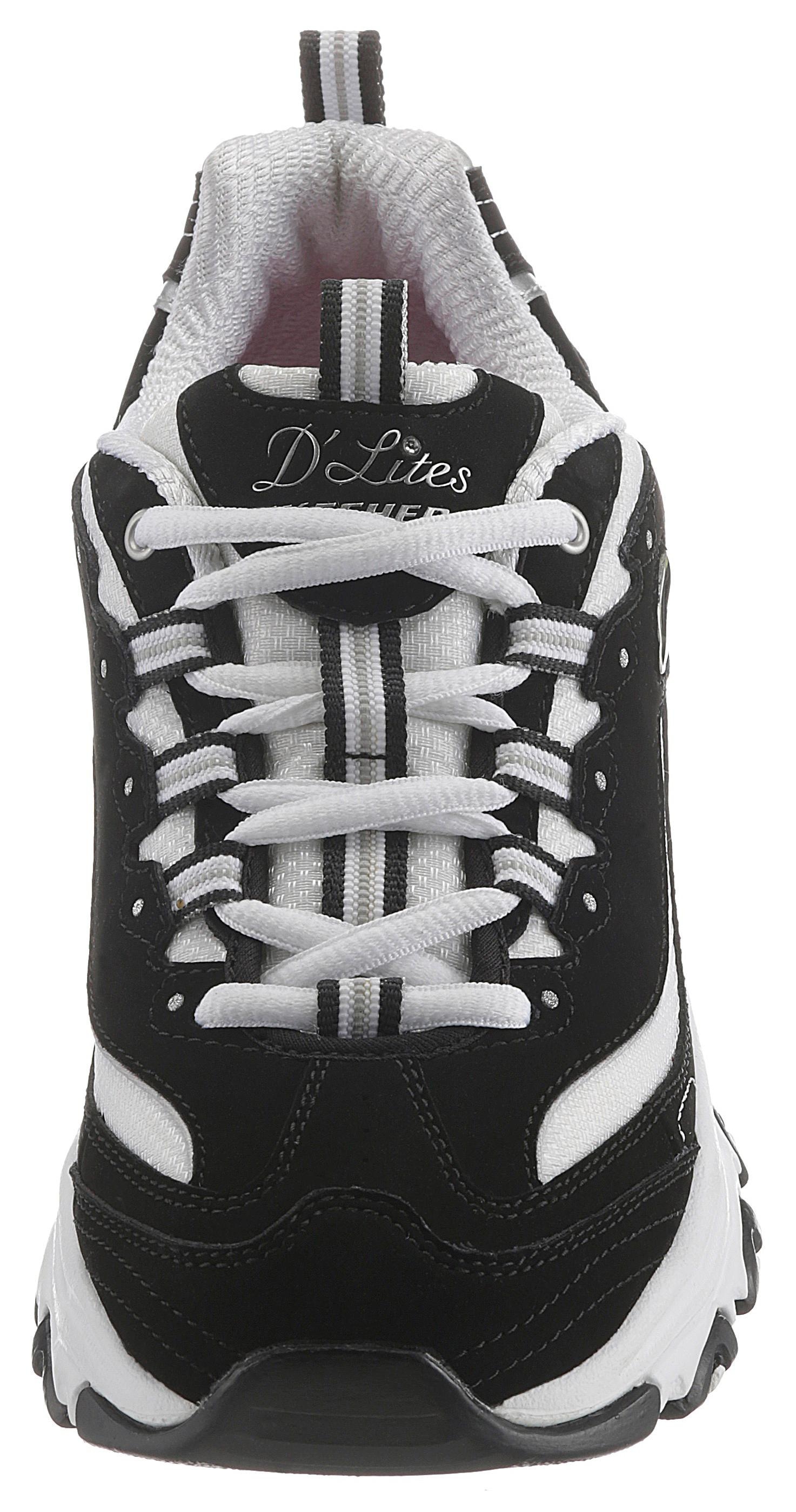 Skechers Sneaker »D´Lites - Biggest Fan«, im trendigen Chunky-Style, Freizeitschuh, Halbschuh, Schnürschuh