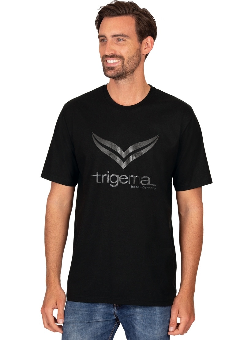 Trigema T-Shirt »TRIGEMA T-Shirt mit TRIGEMA-Logo« bestellen online