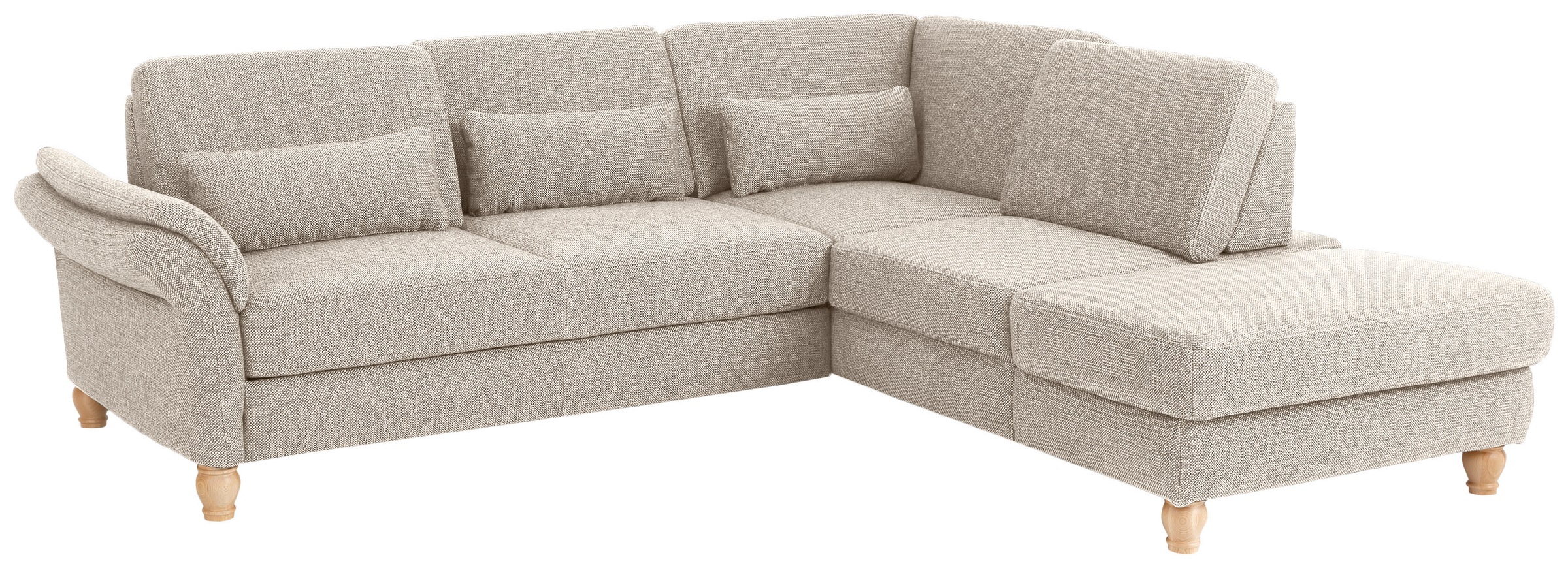 Home affaire Ecksofa »Palace L-Form«, incl. Sitztiefenverstellung, wahlweise mit Bettfunktion und Stauraum