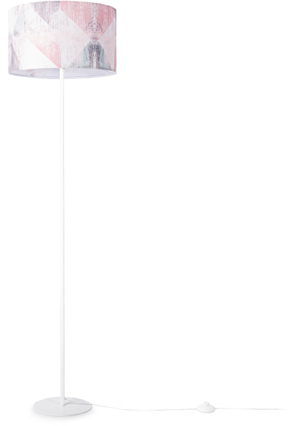 Paco Home Stehlampe »Mero 102«, 1 flammig, Leuchtmittel E27 | ohne Leuchtmittel, Standleuchte Wohnzimmer Schlafzimmer E27 Hell Pastell Vintage