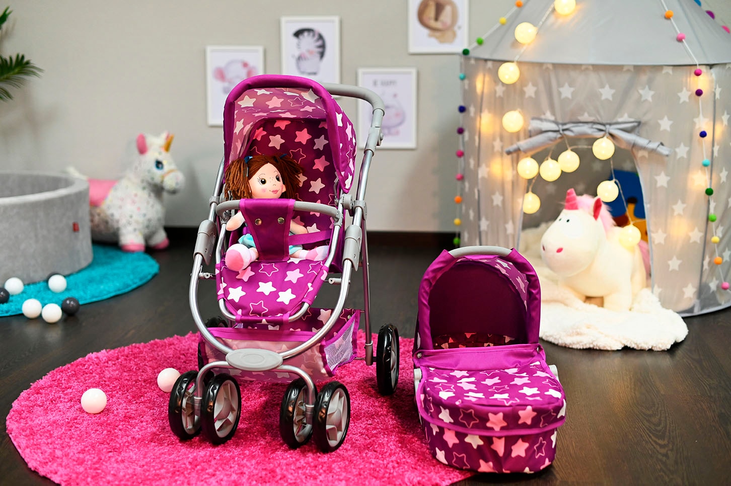 Knorrtoys® Kombi-Puppenwagen »Coco«