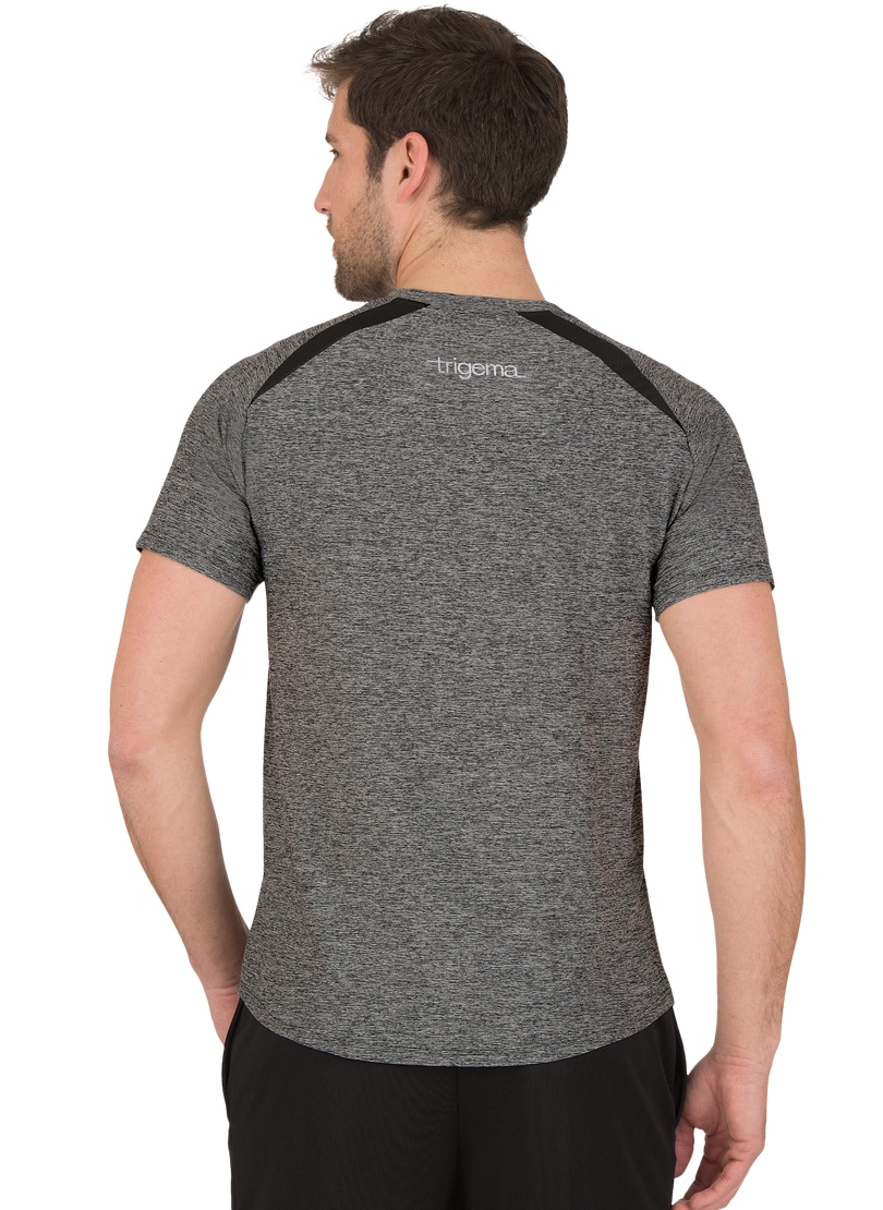 Trigema T-Shirt »TRIGEMA Funktionsshirt in Melange-Optik«