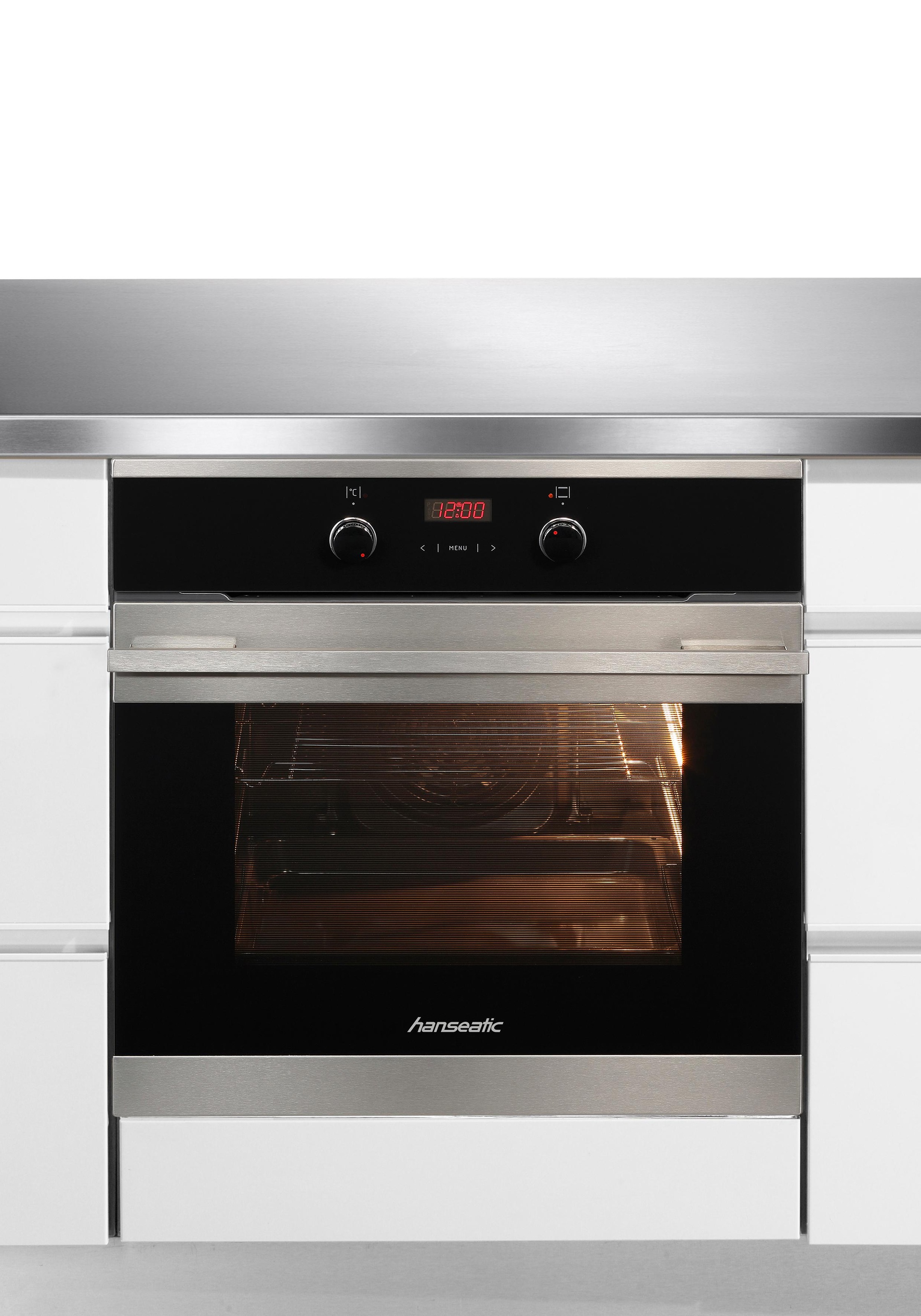 2. Bild von Hanseatic Einbaubackofen »10153.3eETsDpHbX«, 60474069, mit 3-fach-Teleskopauszug, Simple Steam