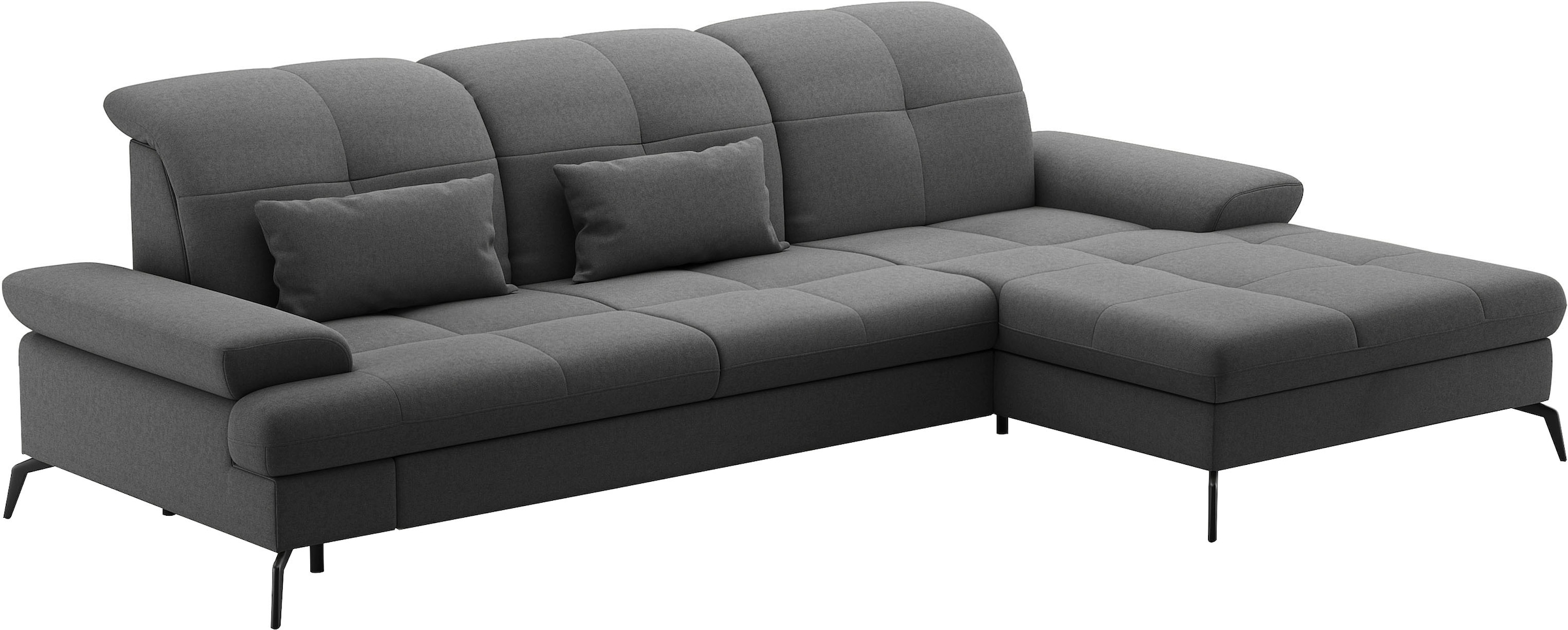 sit&more Ecksofa »Amica«, wahlweise mit Bettfunktion, Bettkasten und Kopfteiverstellung