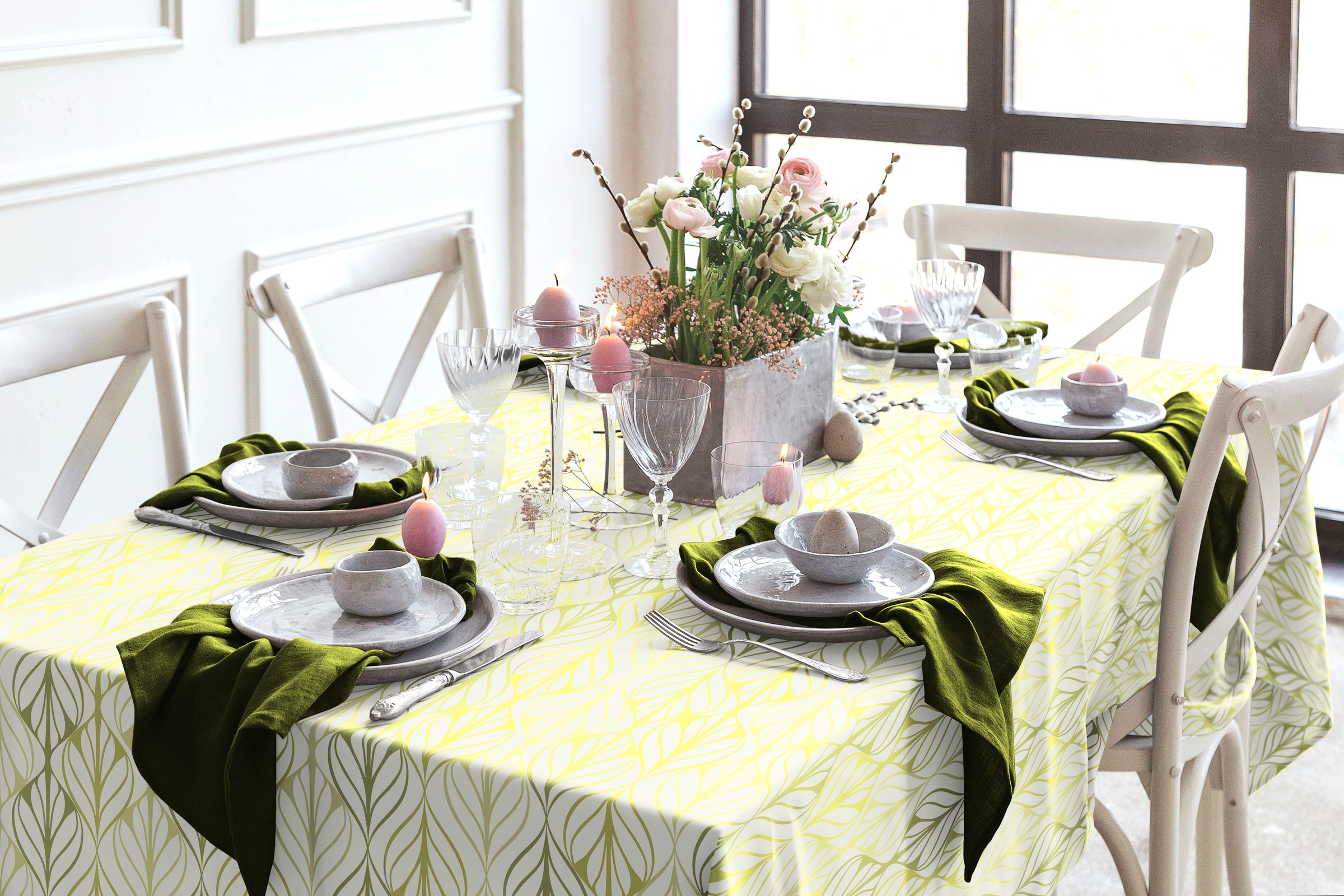 Adam Tischdecke »Wave« aus Leinen und Bio-Baumwolle günstig online kaufen