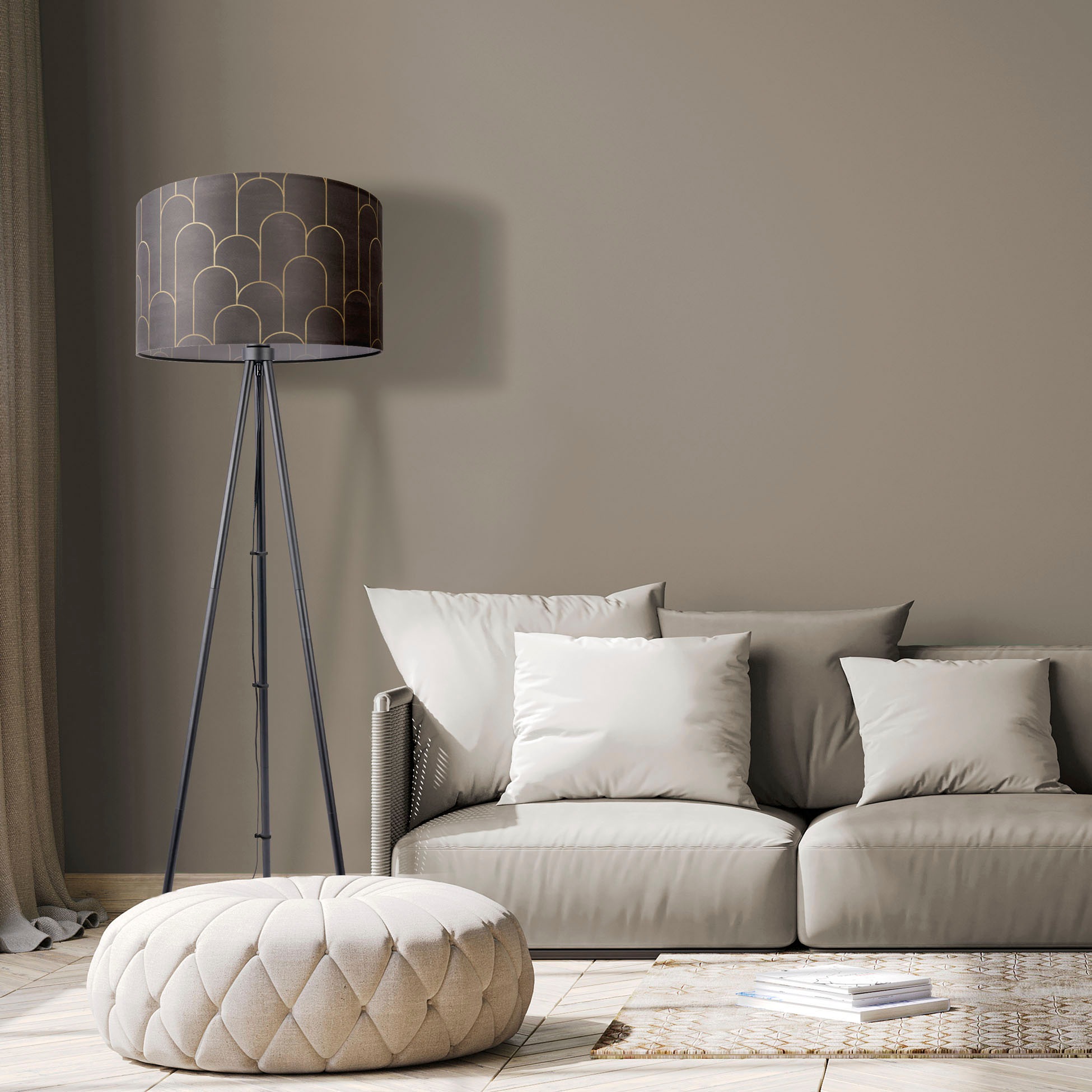 Paco Home Stehlampe »Trina Pillar«, Leuchtmittel E27   ohne Leuchtmittel, S günstig online kaufen
